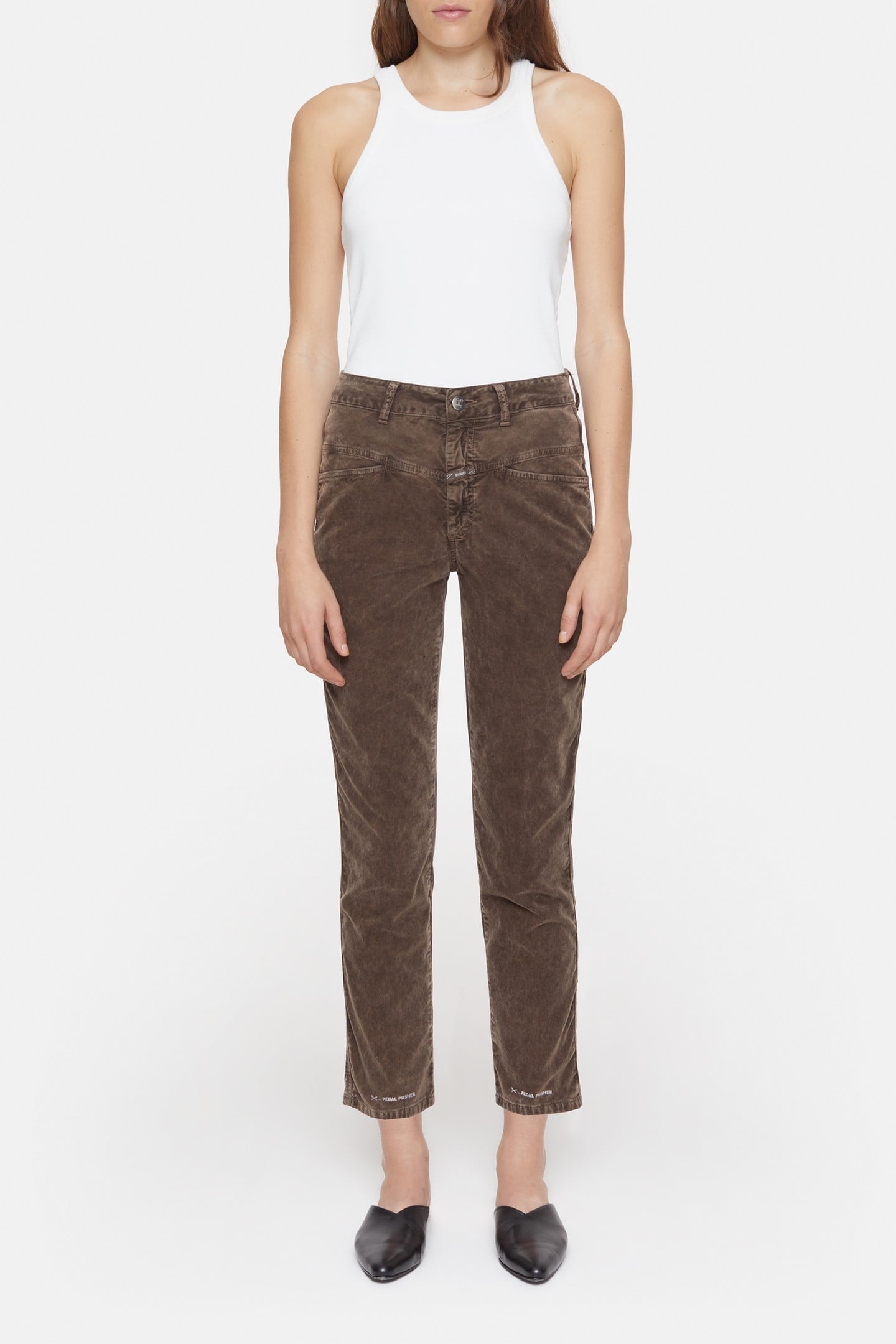 PEDAL PUSHER PANTS MOCHA 2