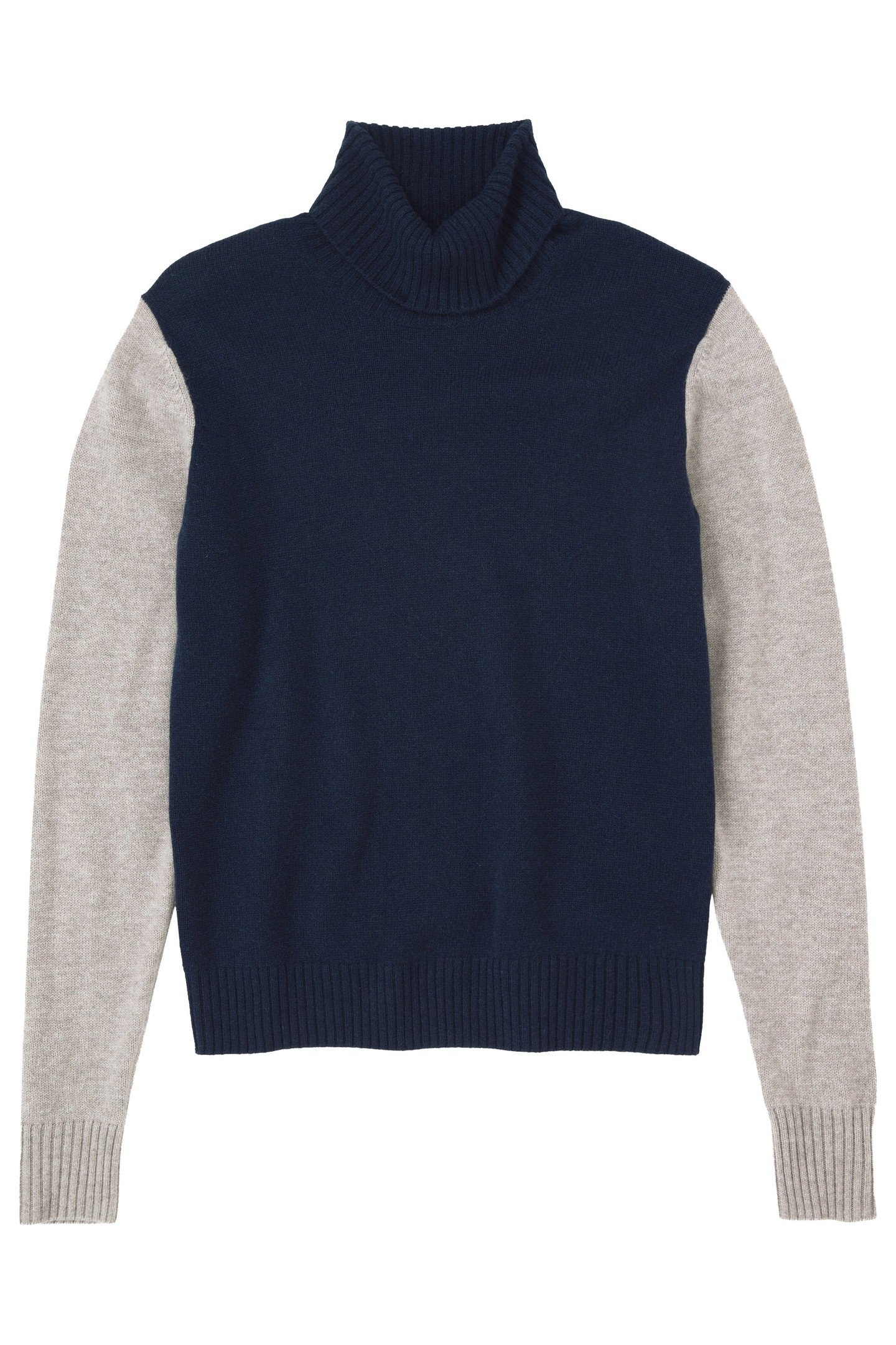 ROLL NECK LONG SLEEVE KNITS SPACE BLUE 5