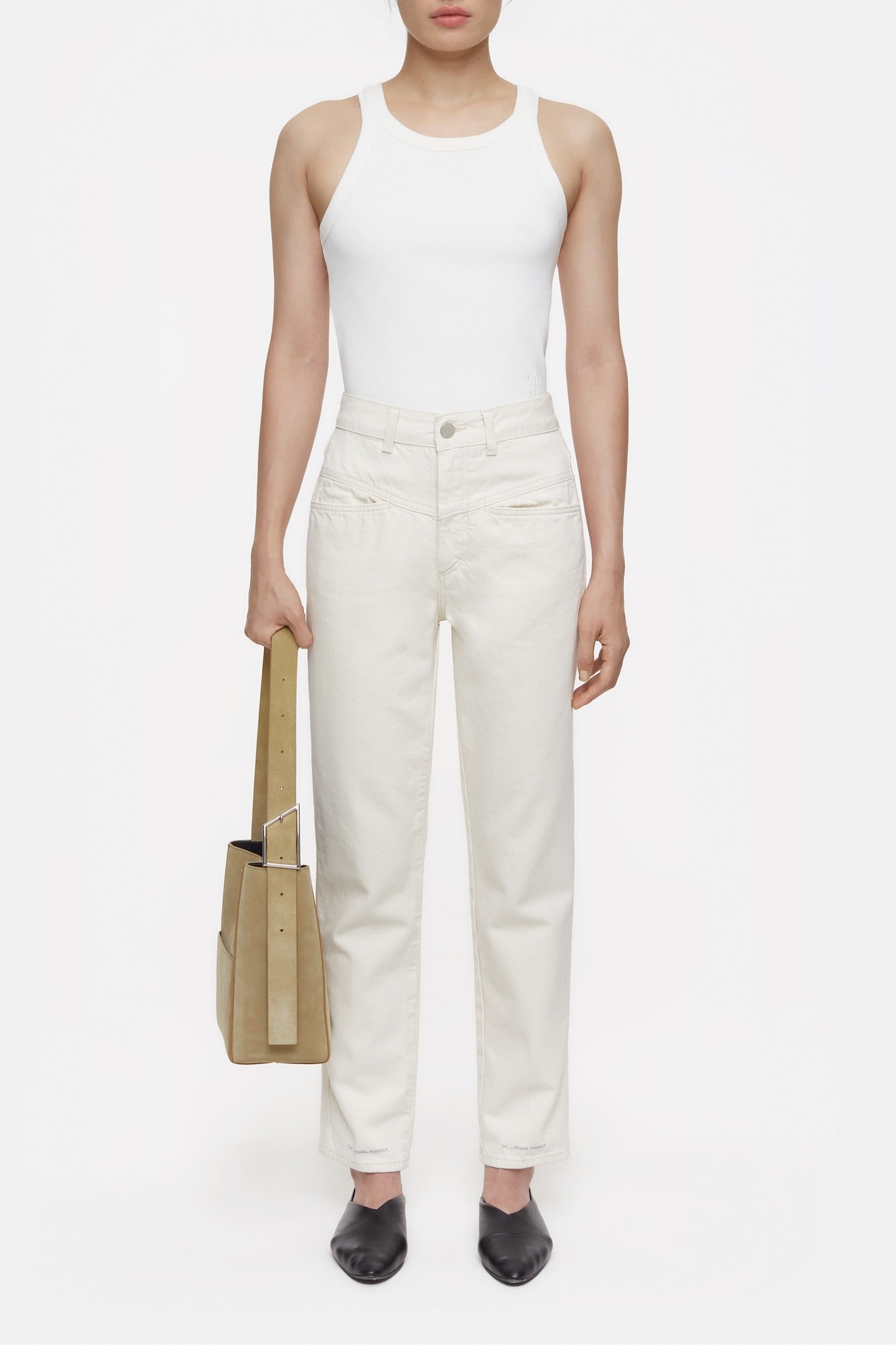 PEDAL PUSHER JEANS IVORY 3
