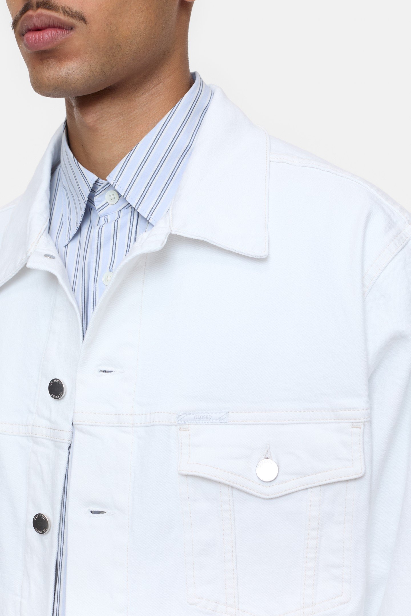 DENIM JACKET IVORY 4