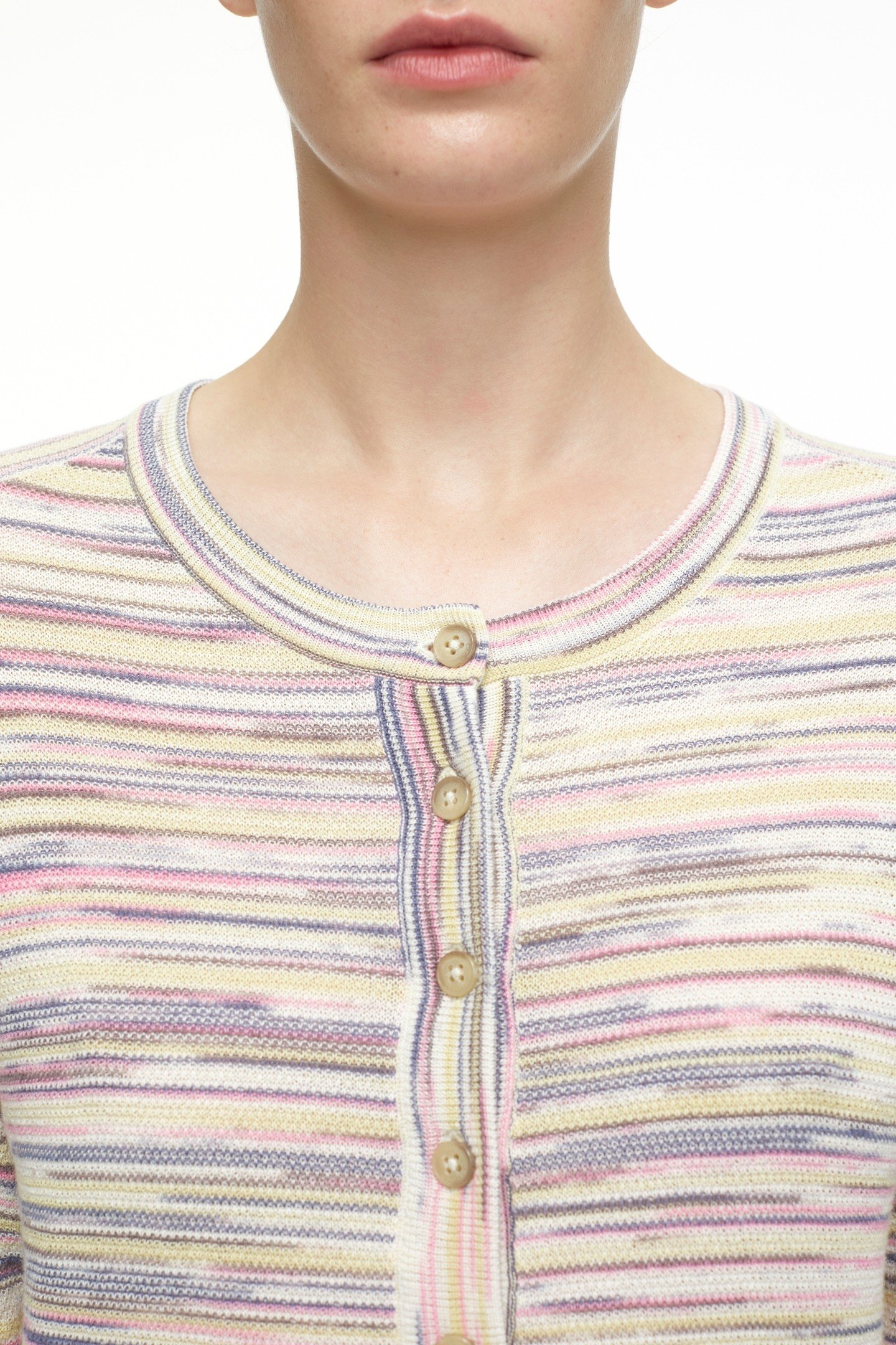 HENLEY SHORT SLEEVE KNITS MULTI COLOUR 6