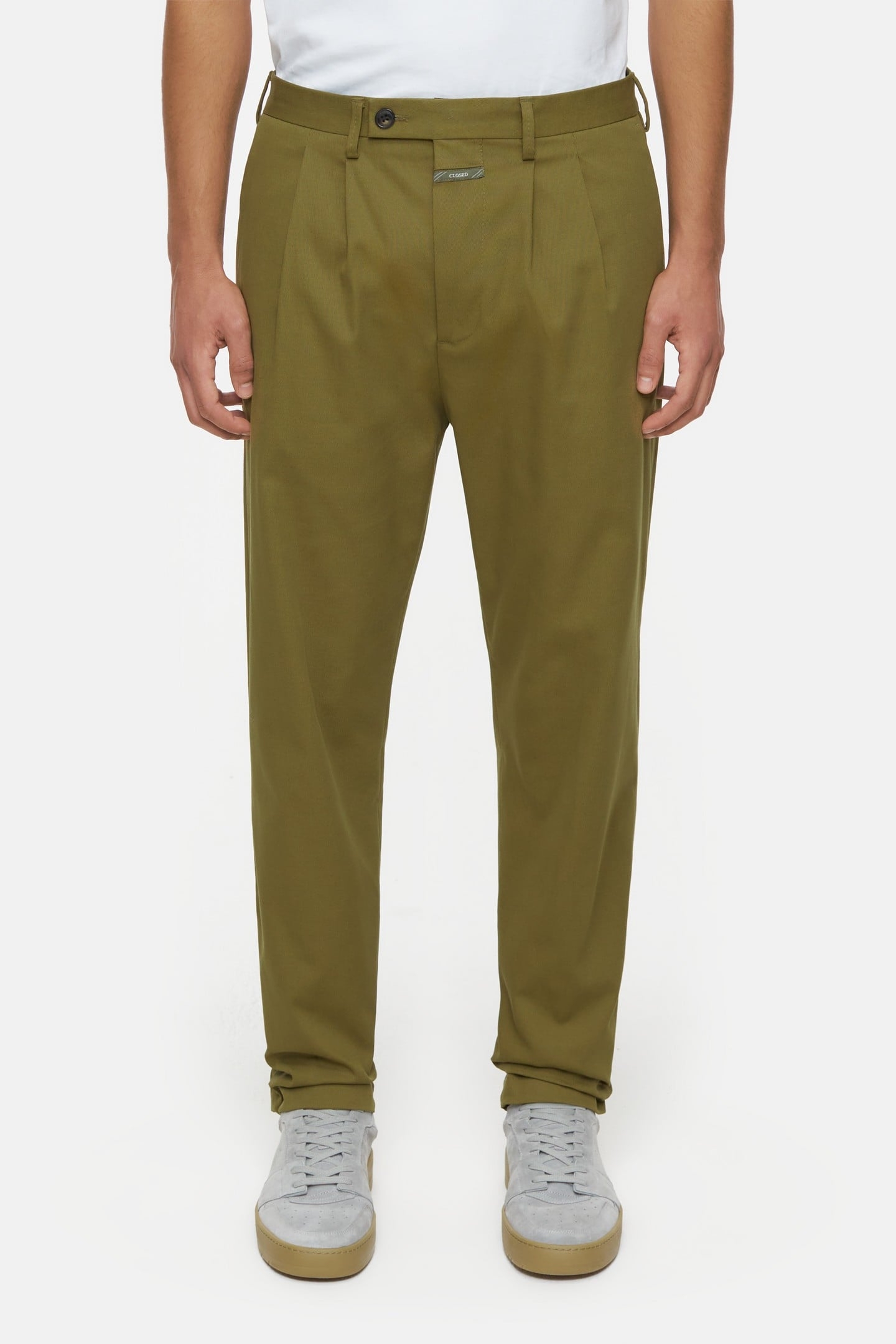 BERGEN TAPERED PANTS GOLDEN MOSS 3