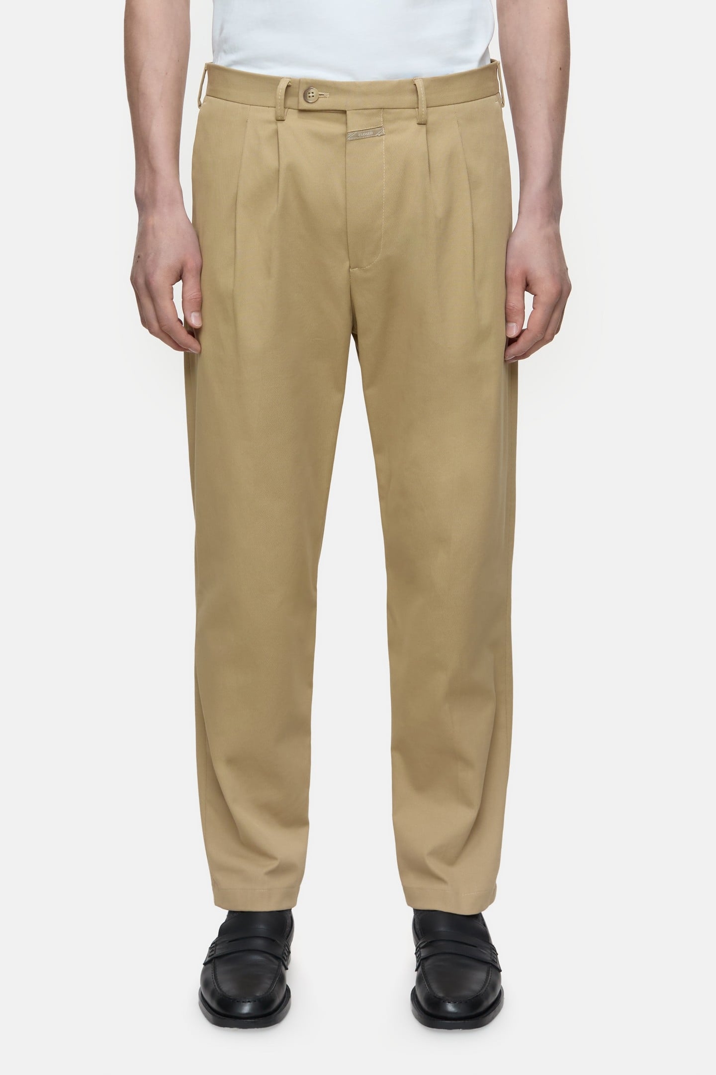 BERGEN TAPERED PANTS TAUPE BEIGE 3