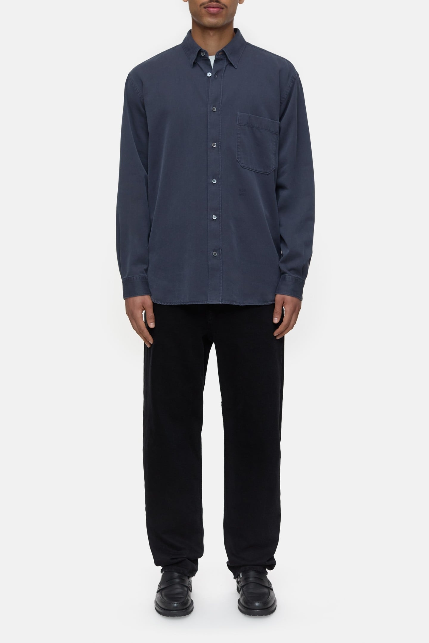 FORMAL ARMY SHIRT & BLOUSES SMOKEY BLUE 2