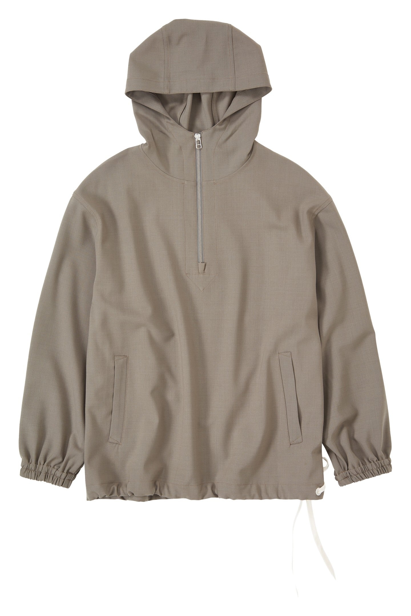 WOVEN HOODIE SHIRTS & BLOUSES HERITAGE GREY 4