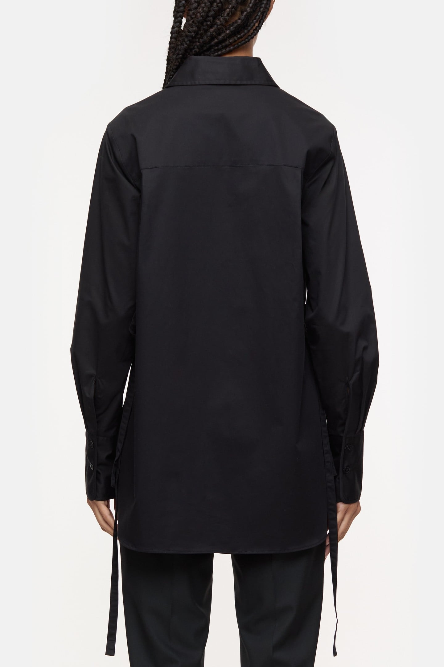 ELONGATED SHIRT & BLOUSES BLACK 2