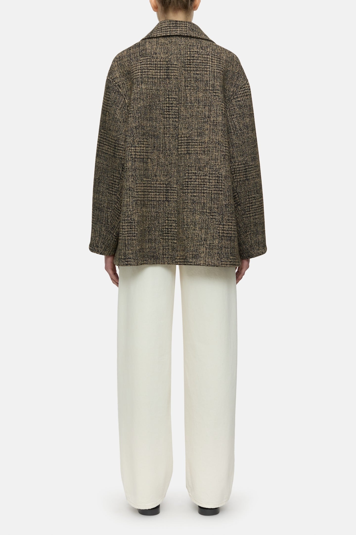 DOUBLE BREASTED COAT JACKET BISCOTTI BROWN 4