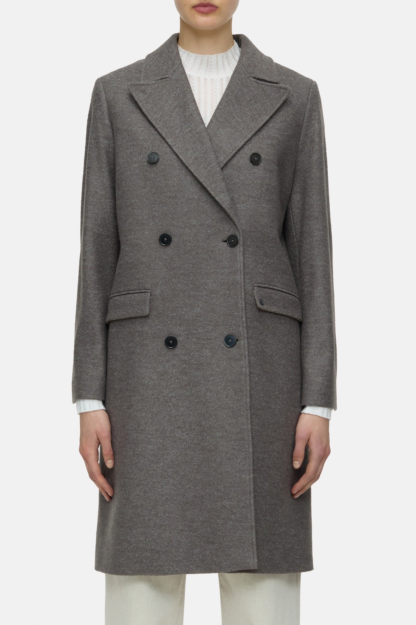 WOOL COAT JACKET HERITAGE GREY 2