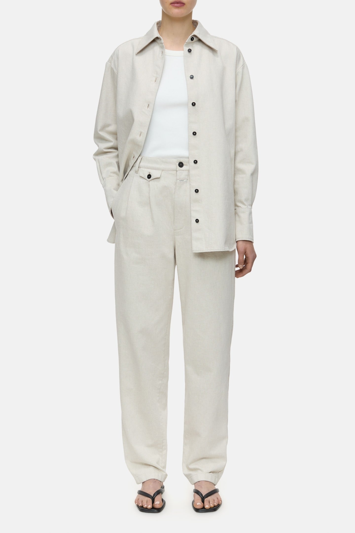 RHOONE JEANS CREME 2