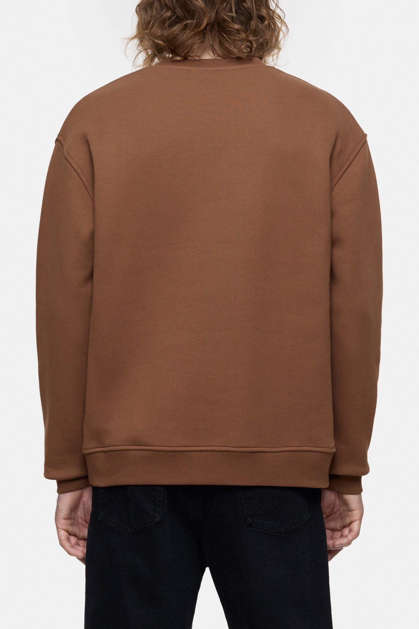 LOGO CREWNECK SWEAT T-SHIRTS CHESTNUT 3