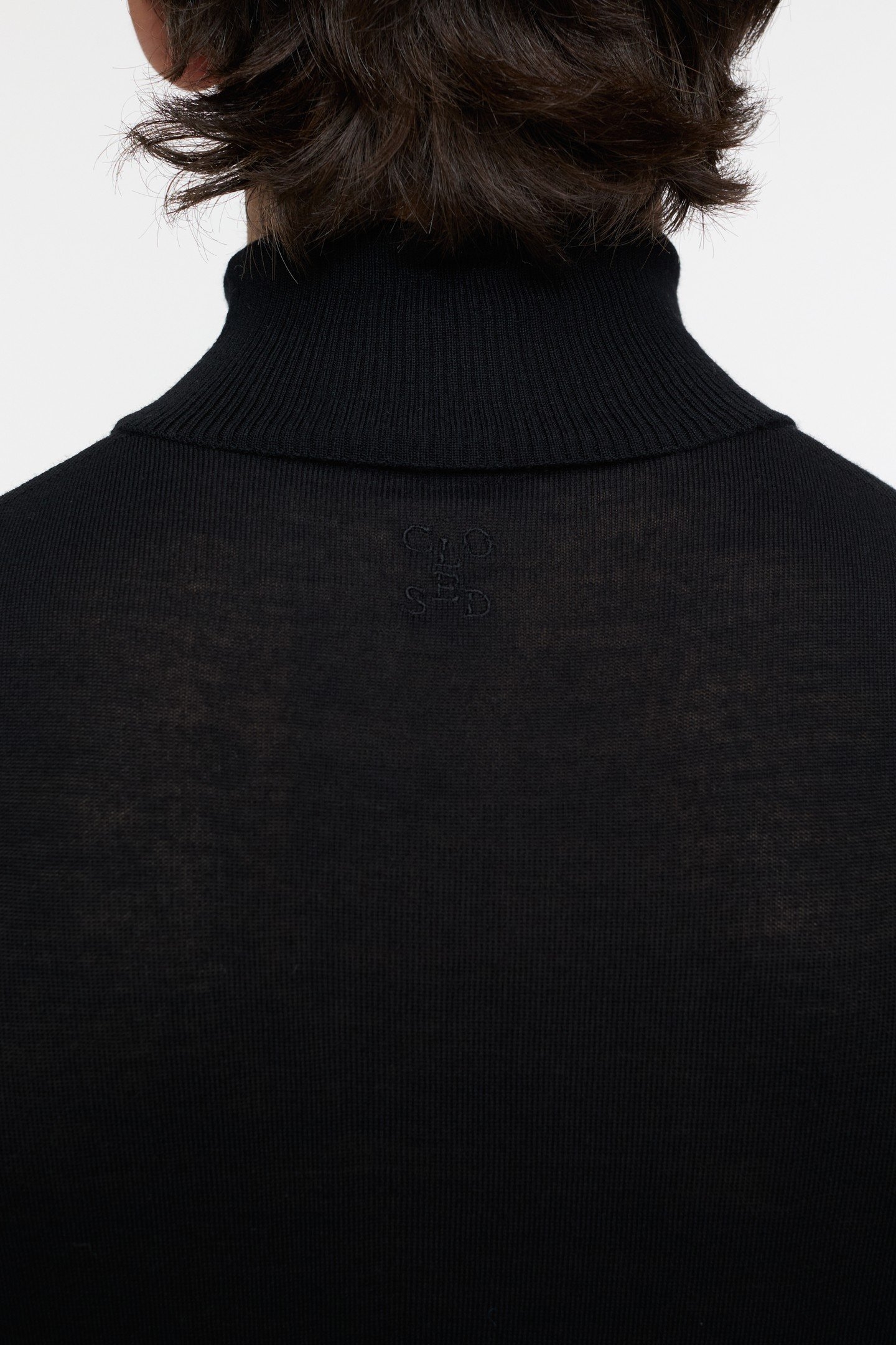 TURTLE-NECK JUMPER KNITS BLACK 3