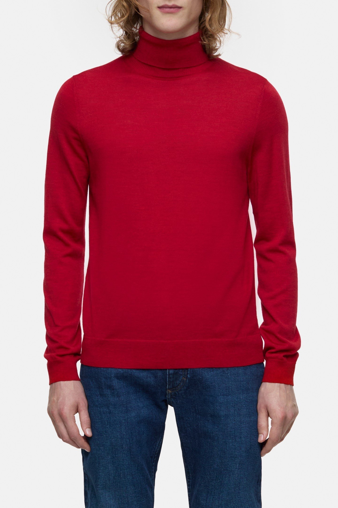TURTLE-NECK JUMPER KNITS CHILI PEPPER RED 1