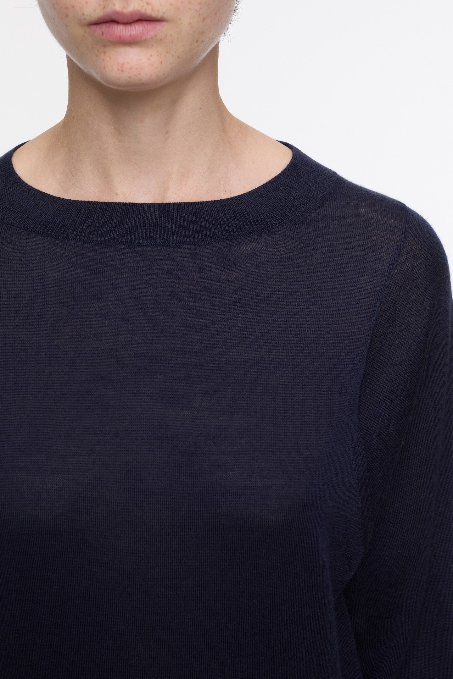 MOCK NECK LONG SLEEVE KNITS DARK NIGHT 3