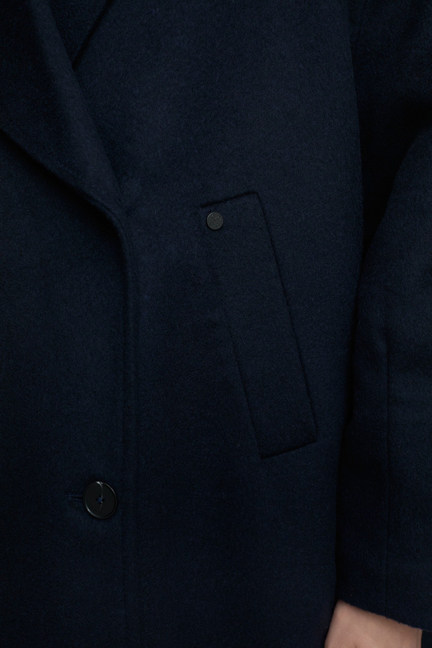 WOOL COAT JACKET DARK NIGHT 5