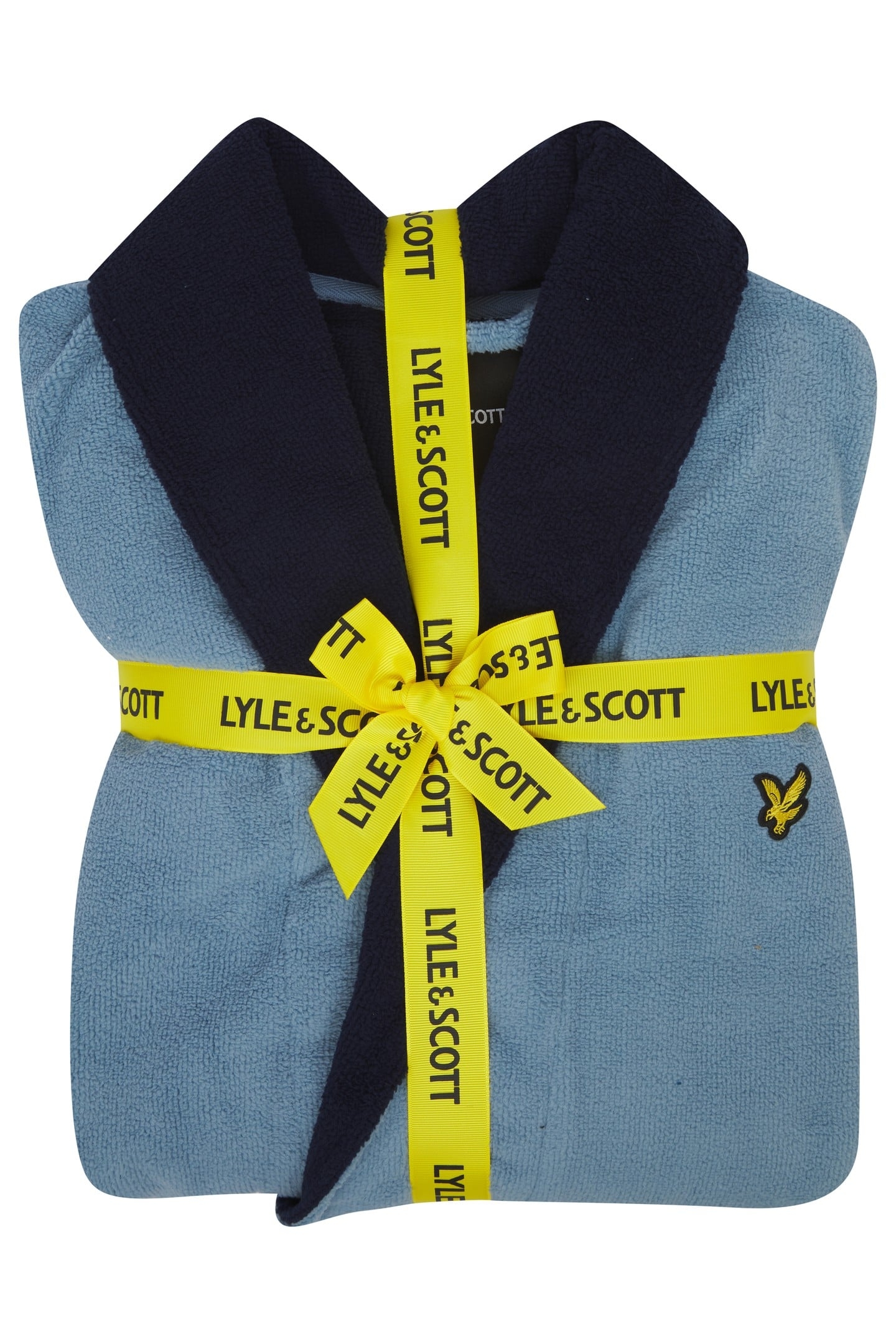 ADRIAN BATHROBE CORONET BLUE - PEACOAT 2