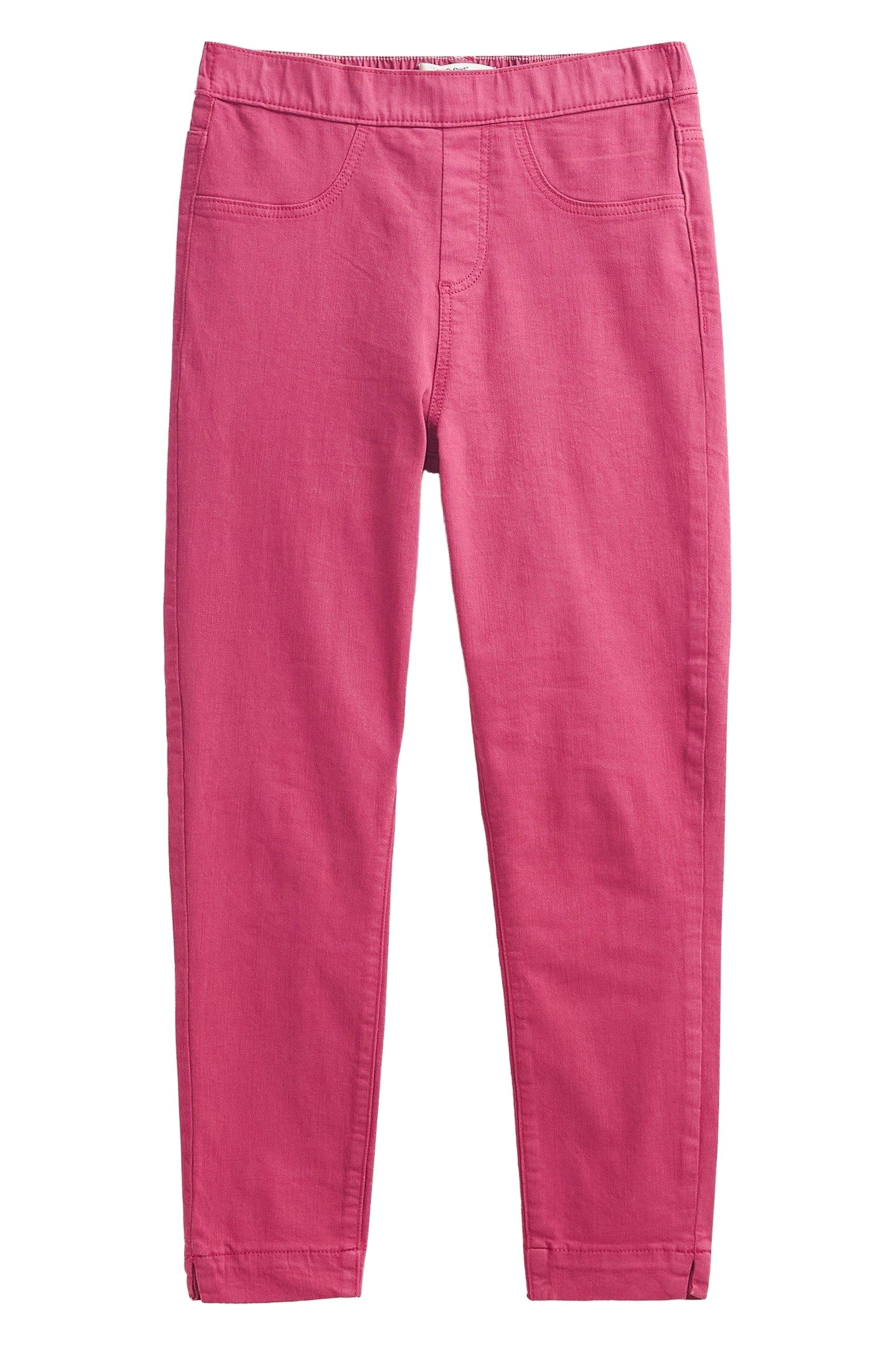 JANEY CROP JEGGING DARK PINK 1