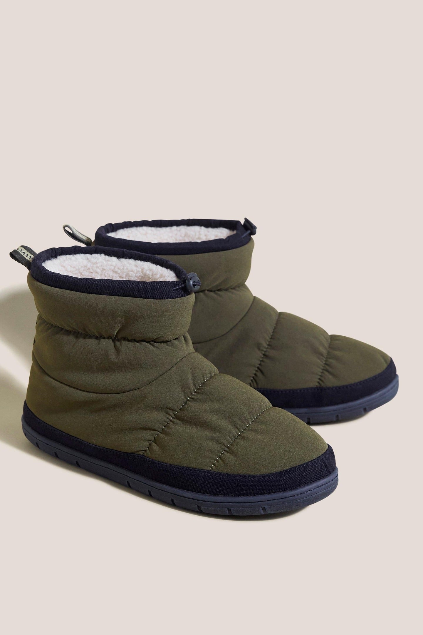 PUFFER NYLON BOOTIE KHAKI GREEN 2
