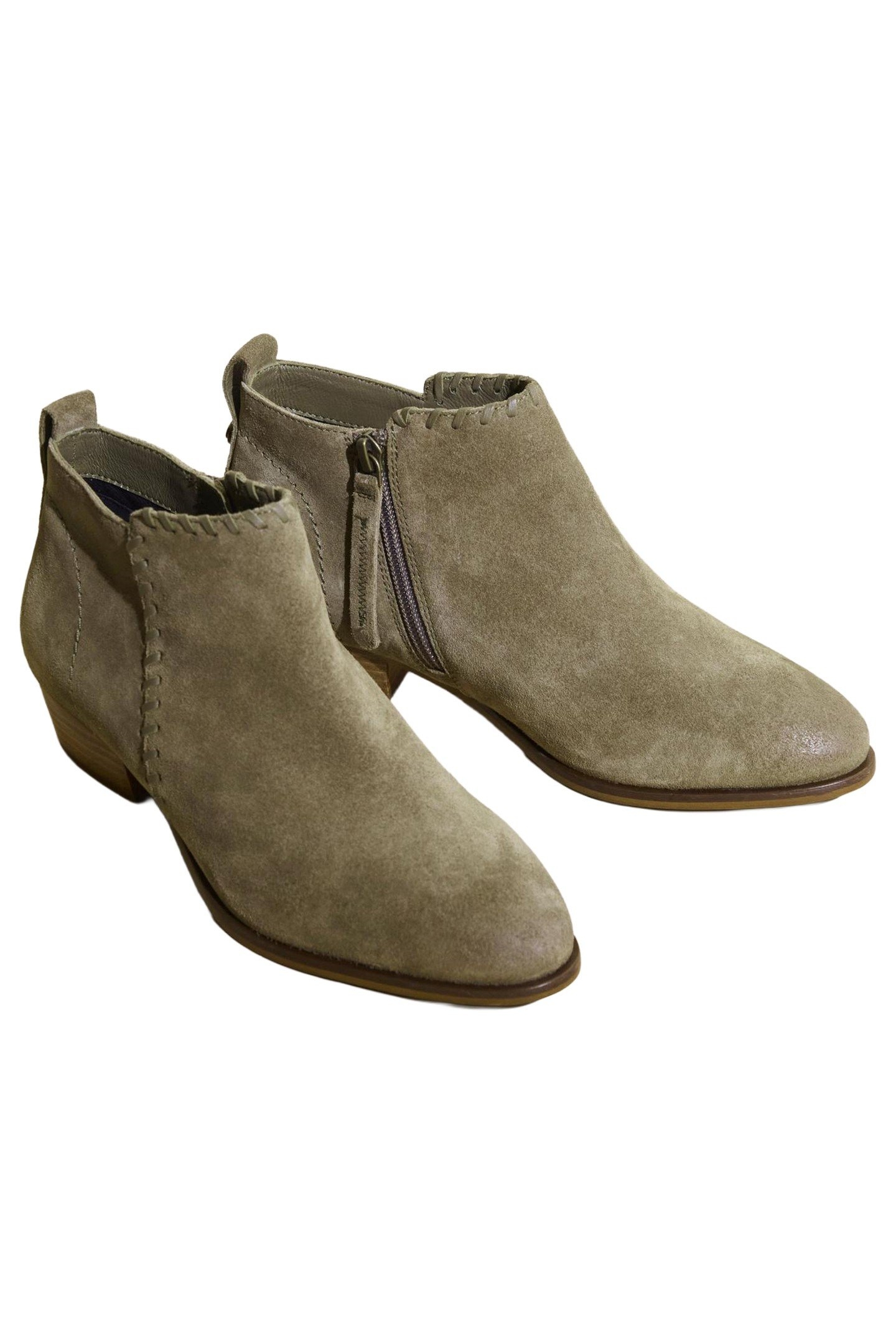 WILLOW SUEDE ANKLE BOOT DUSTY GREEN 4