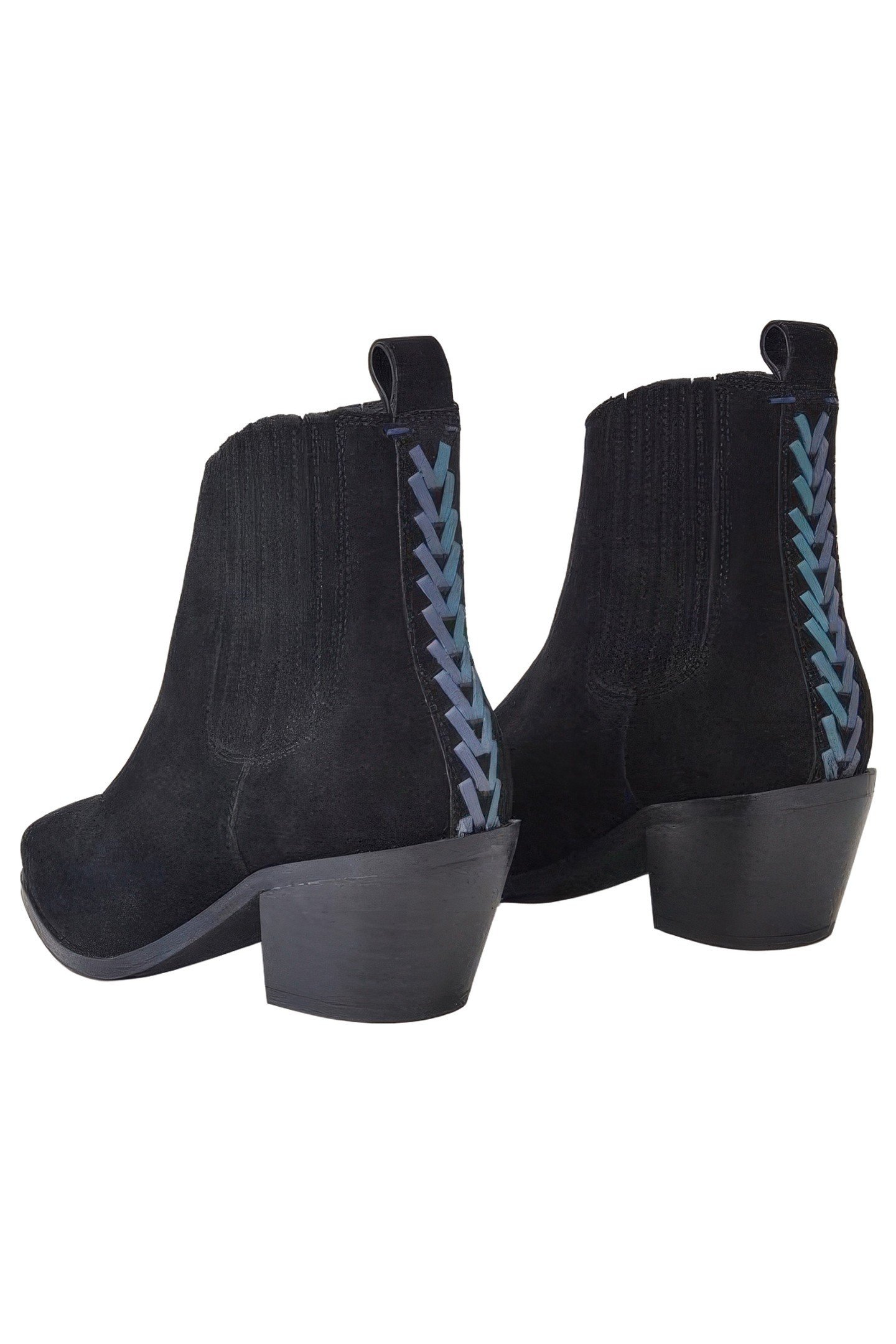 CHERRY SUEDE ANKLE BOOT PURE BLACK 3