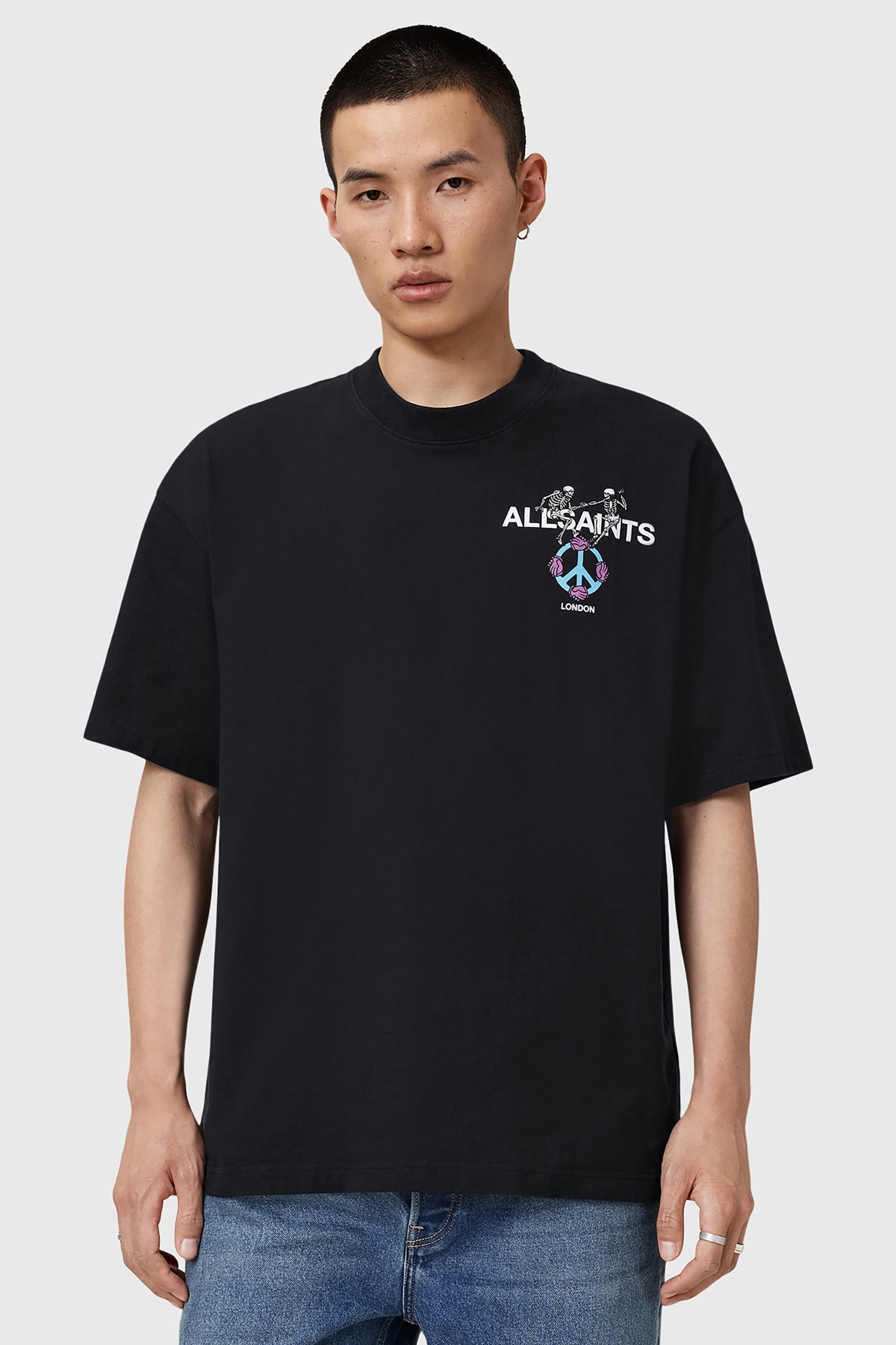 REINCARNATE SS CREW WASHED BLACK 1