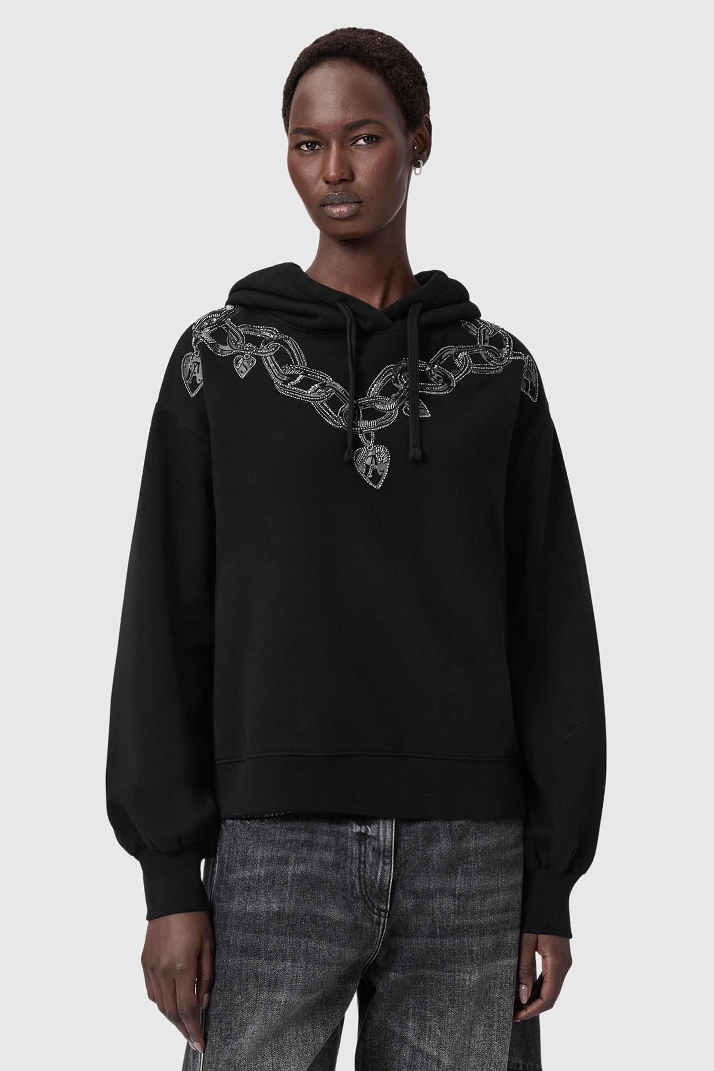 DRIP TALON HOODY BLACK 1