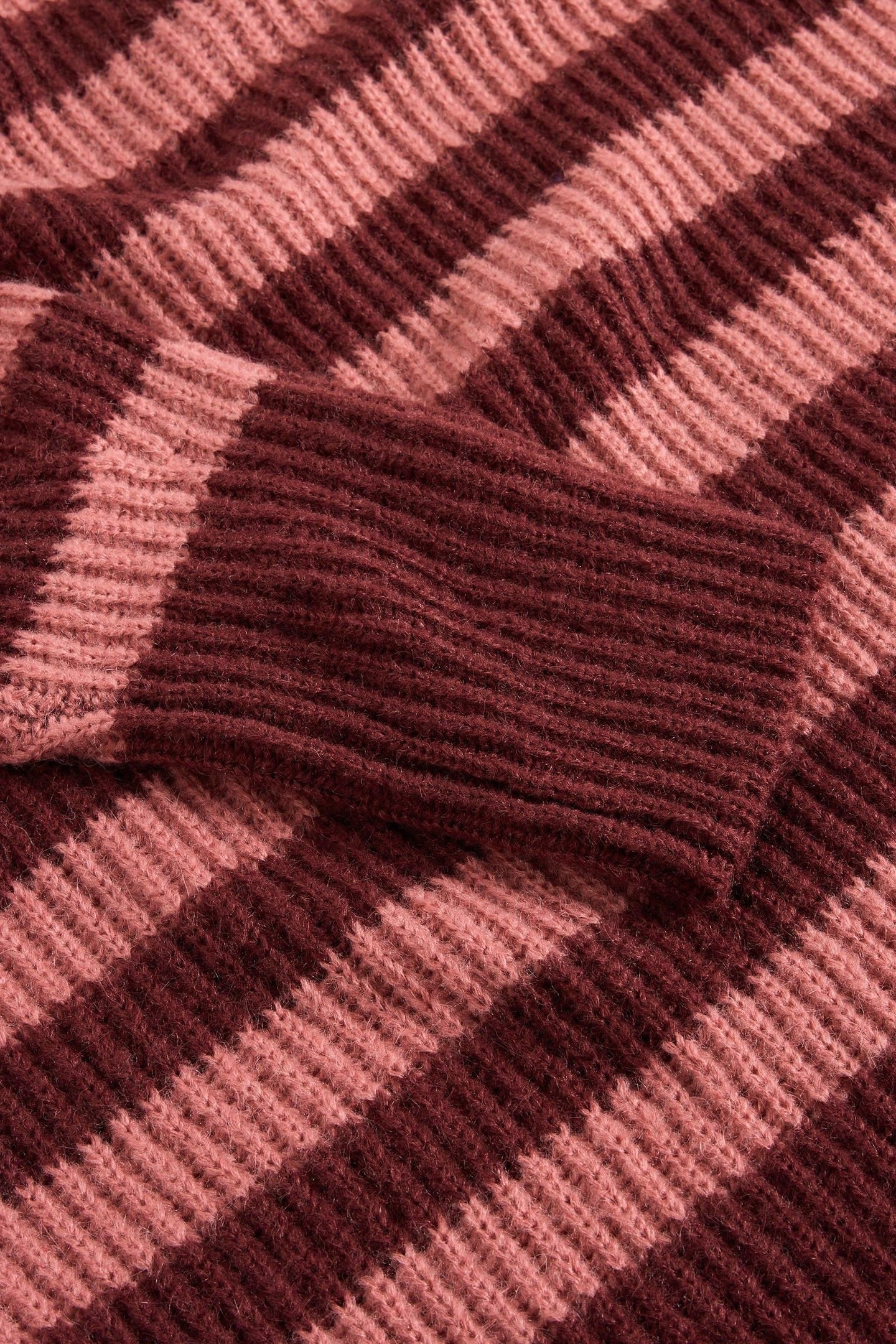 ROLL NECK JUMPER PLUM MULTI 3