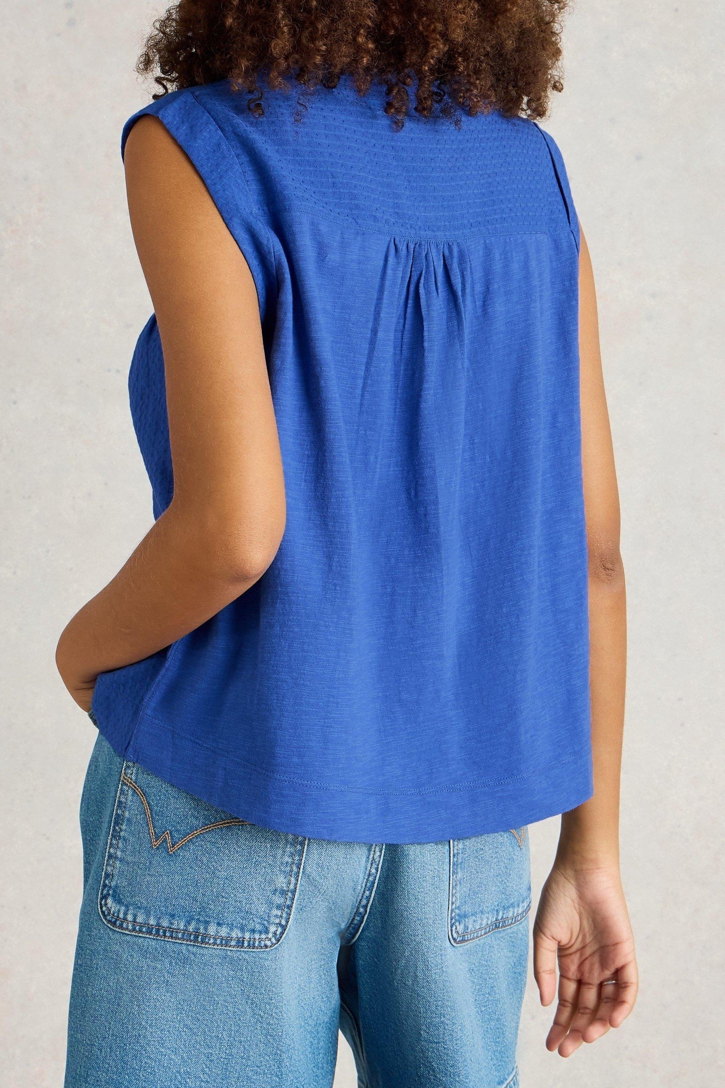 ISLA MIX TOP BRIGHT BLUE 2