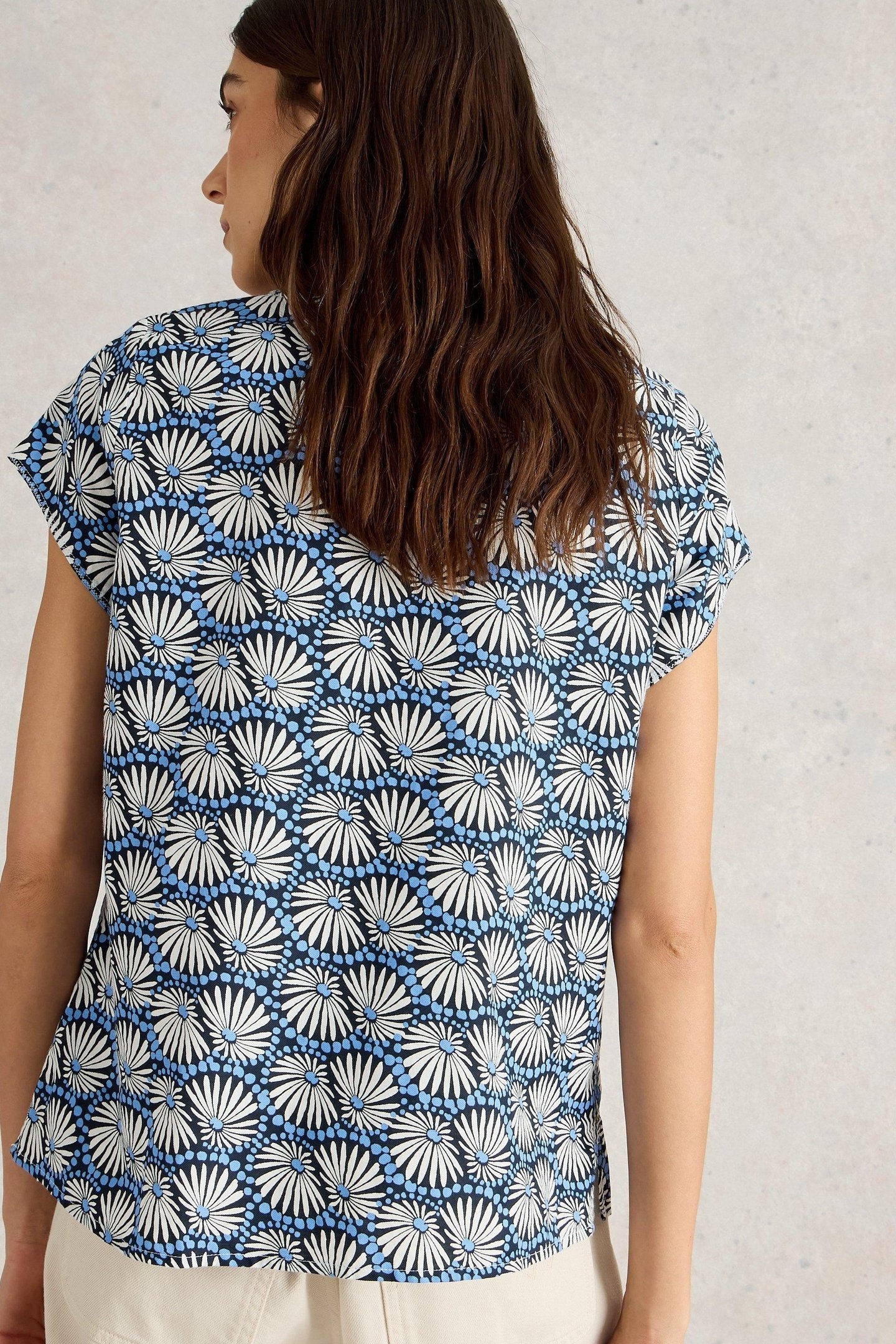 RAE ORGANIC COTTON TOP BLUE PRINT 2
