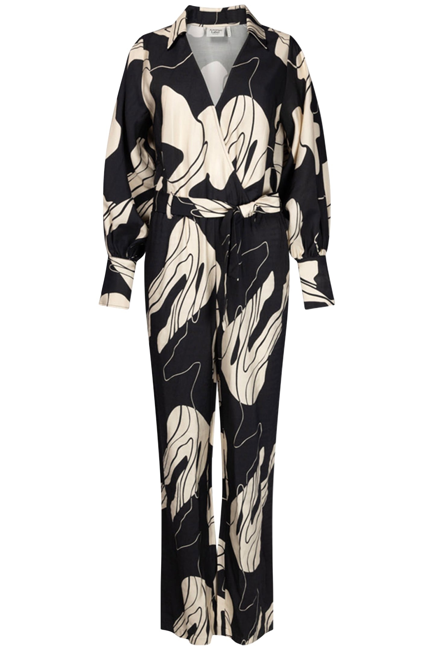 ELLY JUMSUIT LONG SLEEVE BLACK RIVER 1