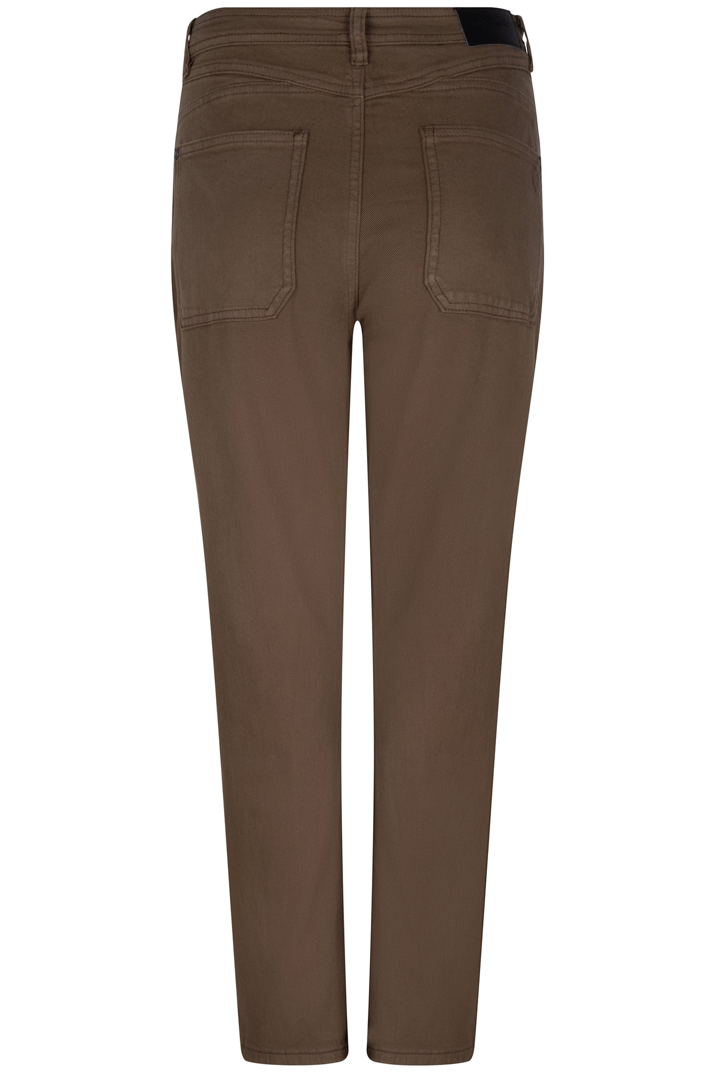 TROUSERS COLORED DENIM STRAIGHT FIT ARMY GREEN 4