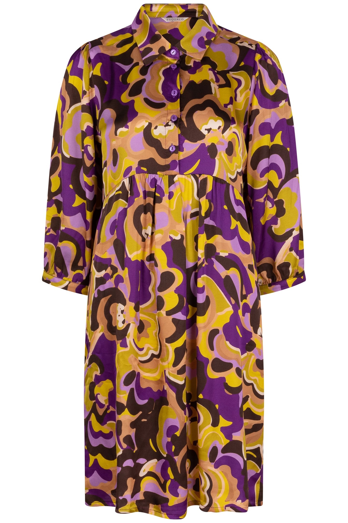 DRESS SHORT FANCY EARTH PRINT 5