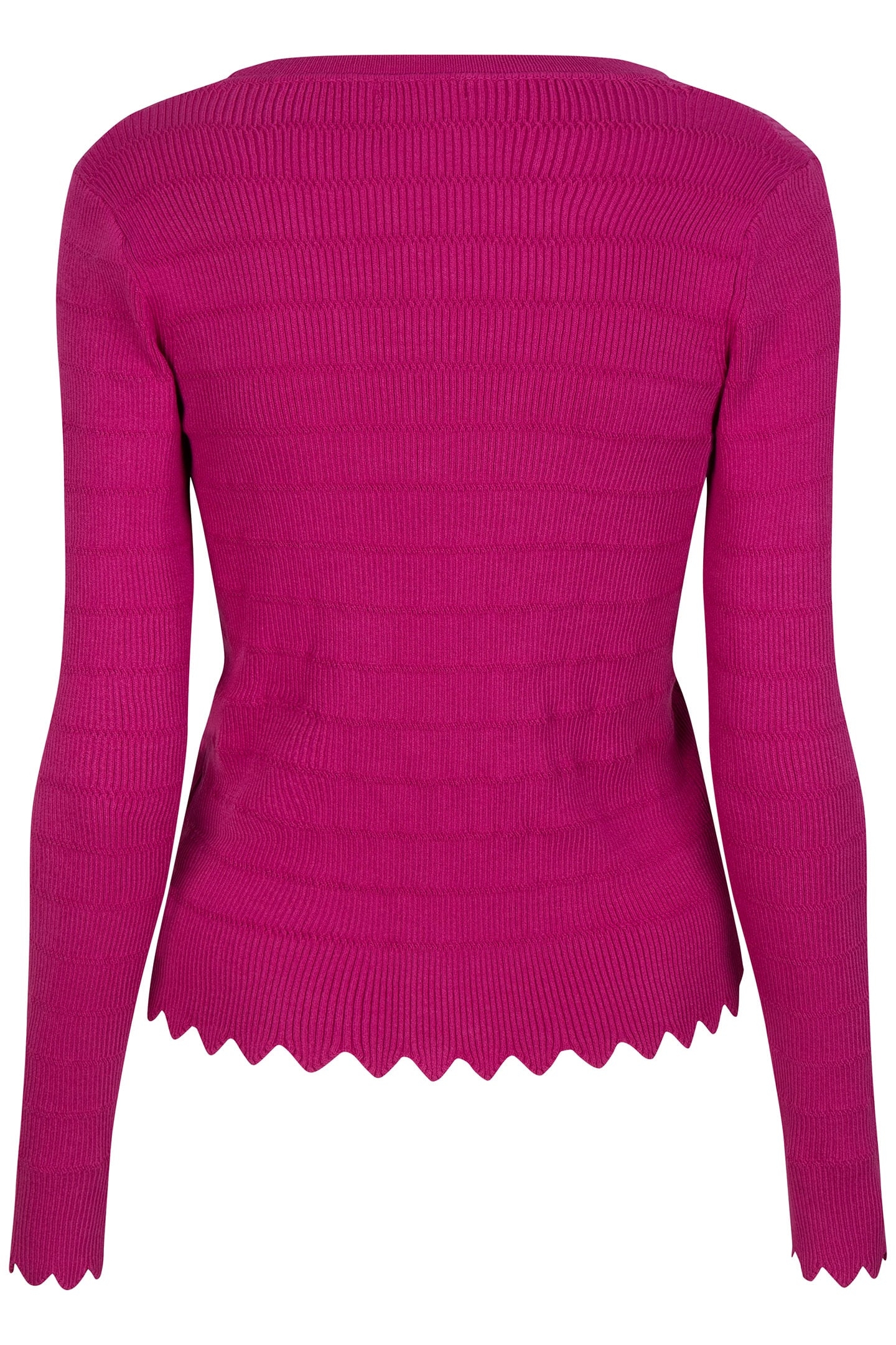CARDIGAN SHORT FANCY KNIT FUCHSIA 6