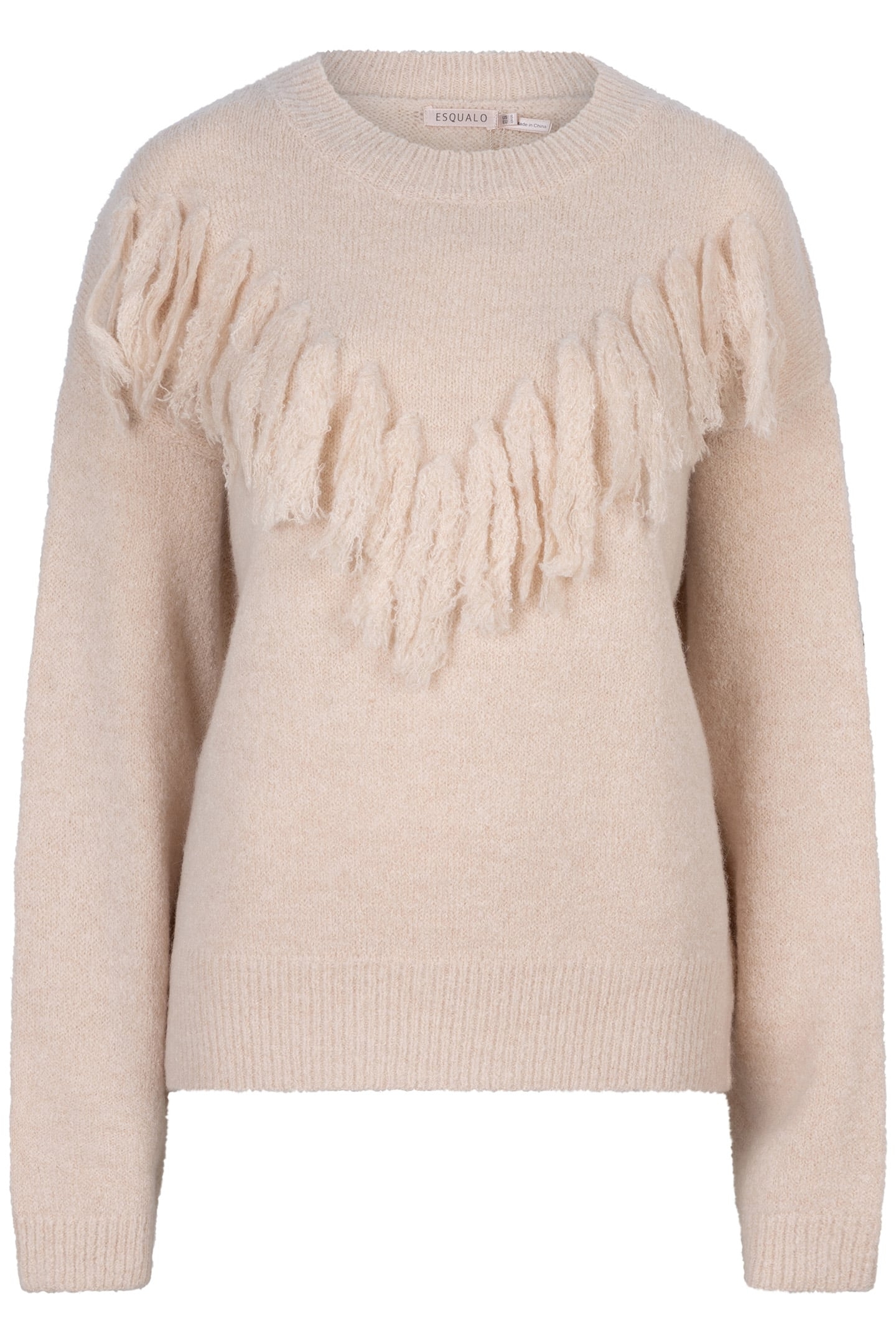 SWEATER FRINGES LIGHT SAND 6