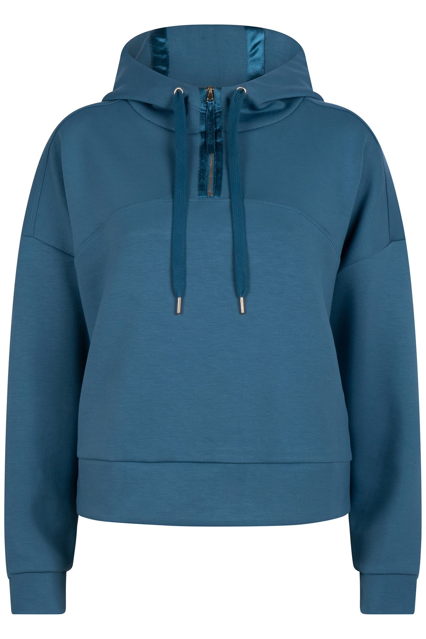 SWEATER HOODIE MODAL PETROL 6