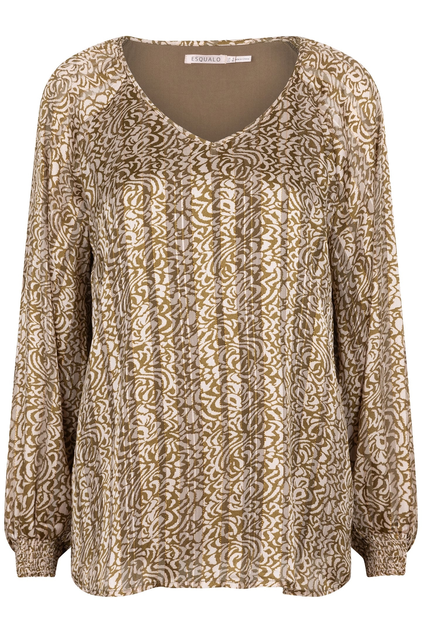 BLOUSE SMOCKING DIMENSION PRINT PRINT 4