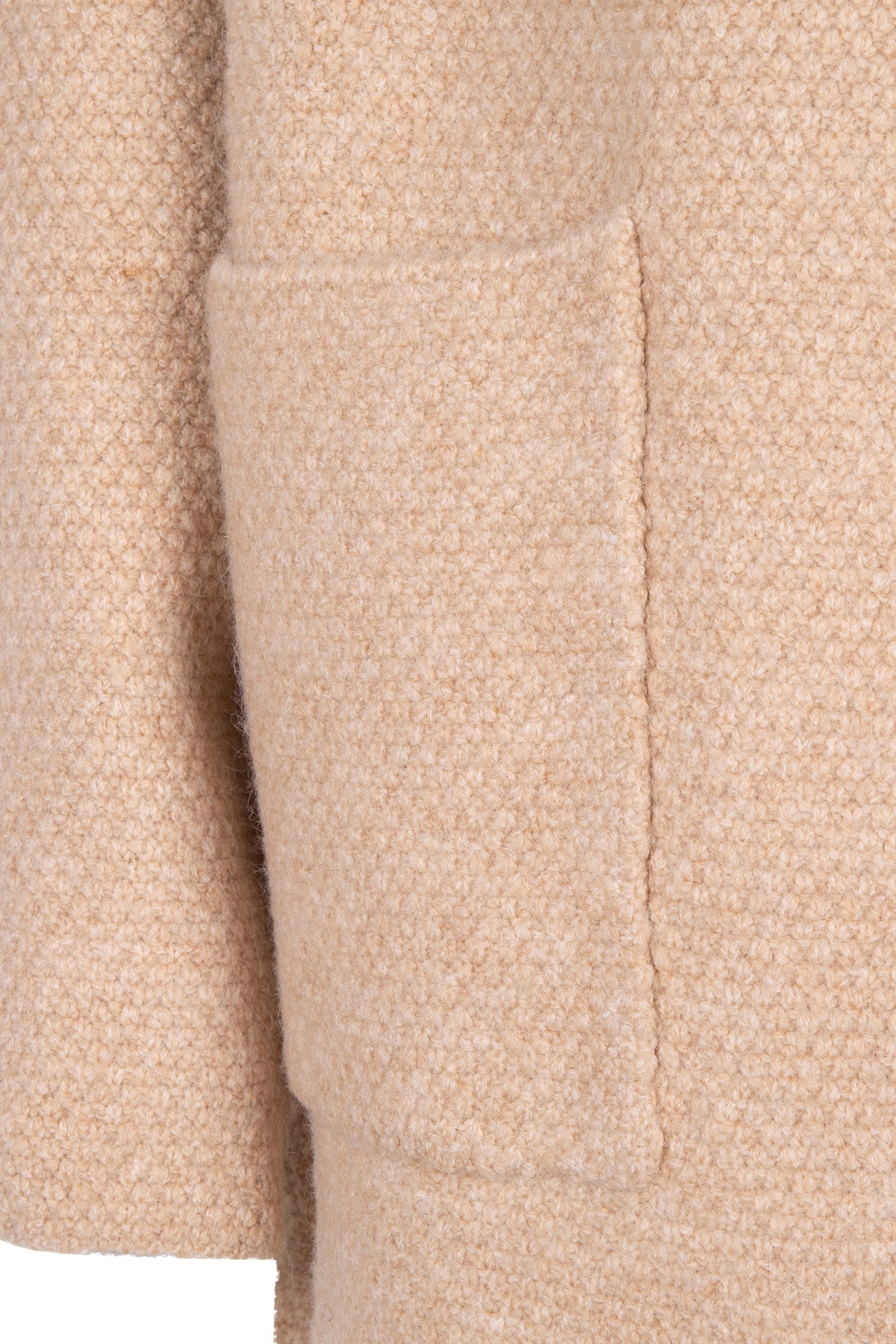 CARDIGAN LONG FRINGES SAND 6