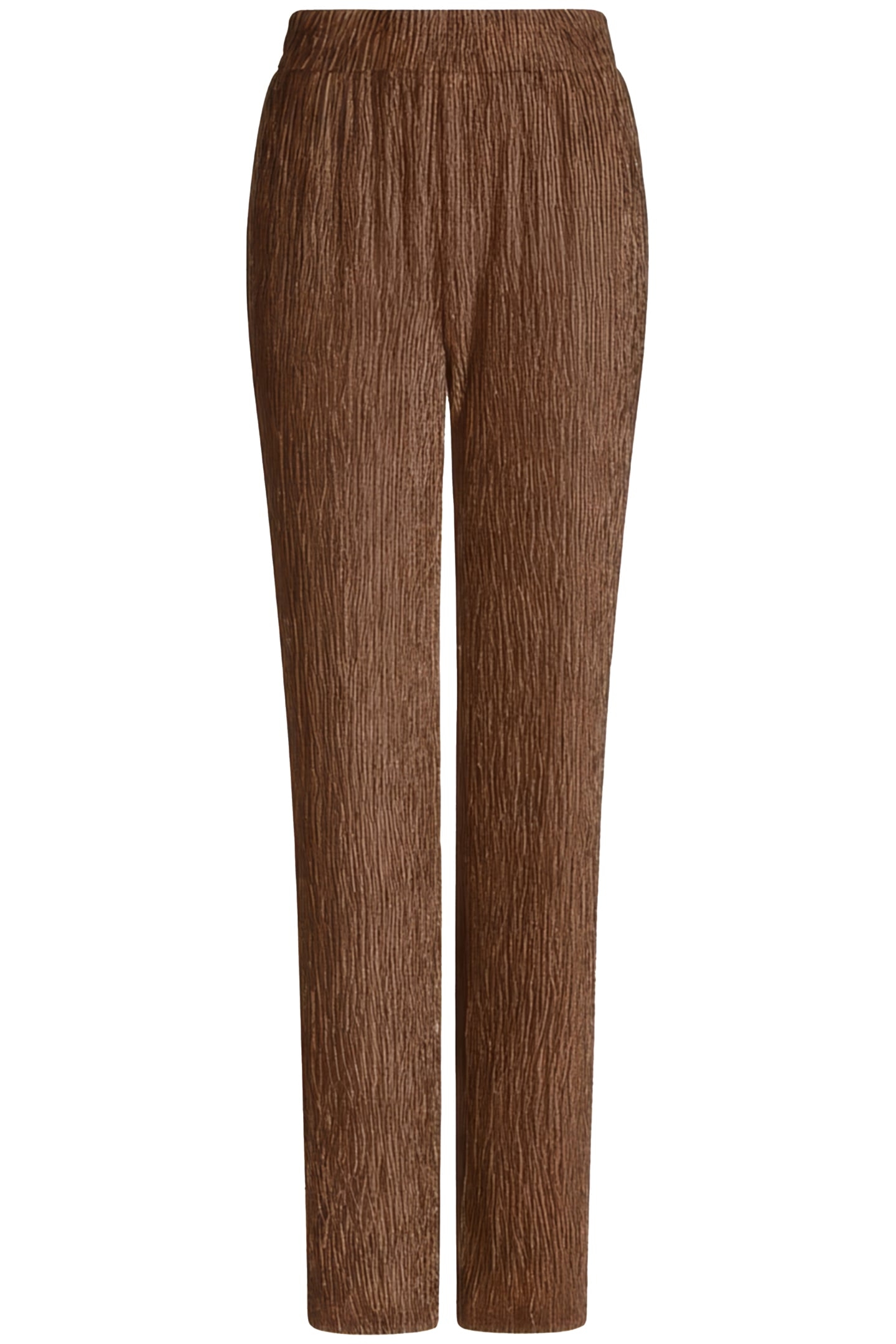 TROUSERS CRINKLED VELVET BRANDY 5