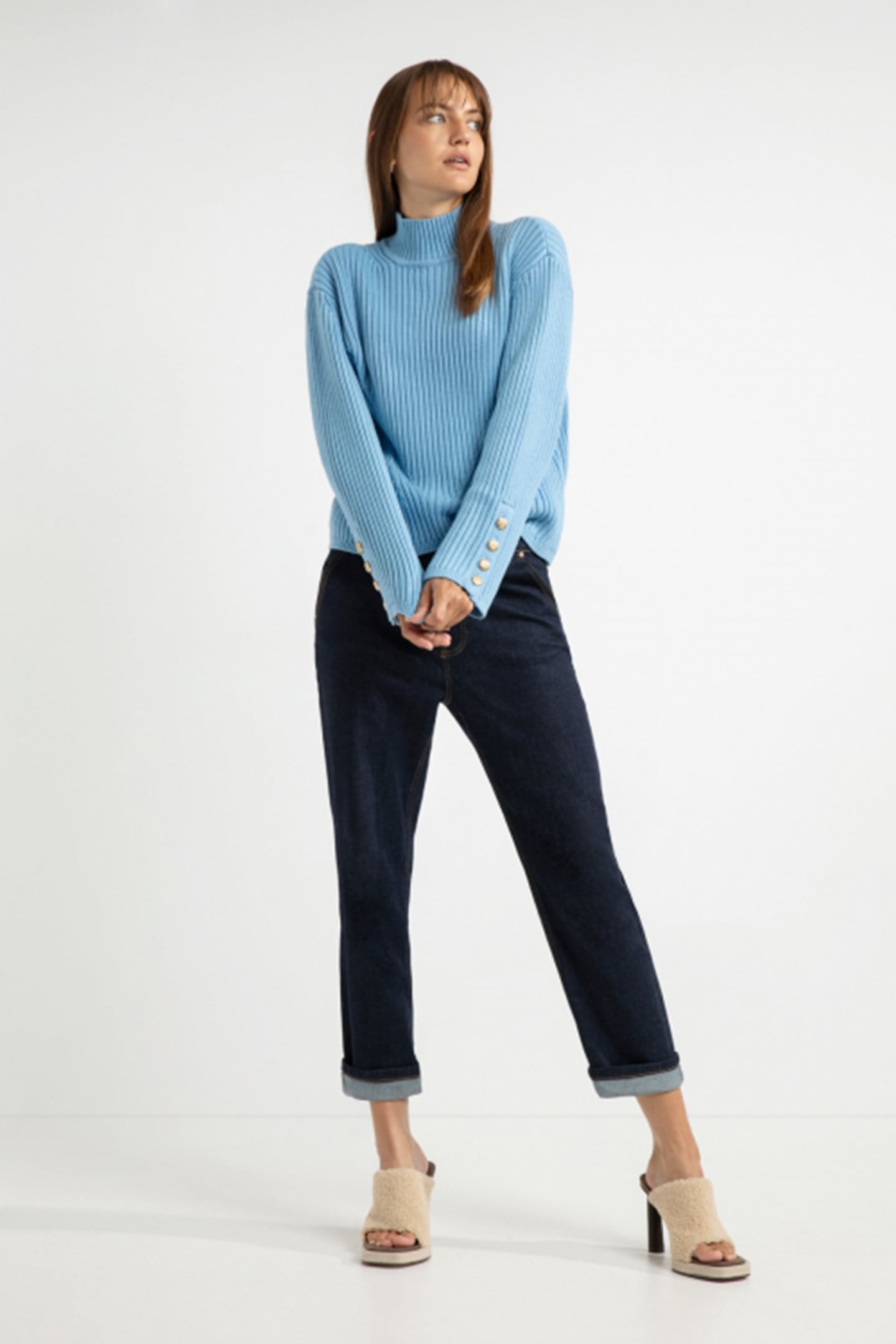 AISHA SWEATER FRENCH BLUE 2