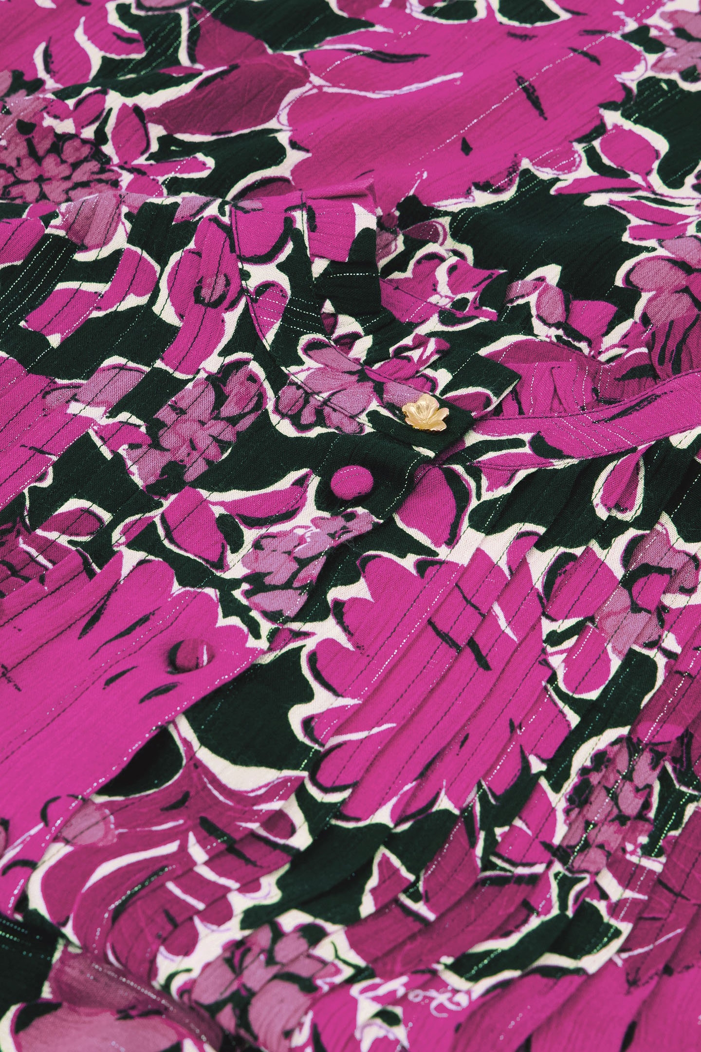 LUCKY BLOUSE BLACK/RASPBERRY 5