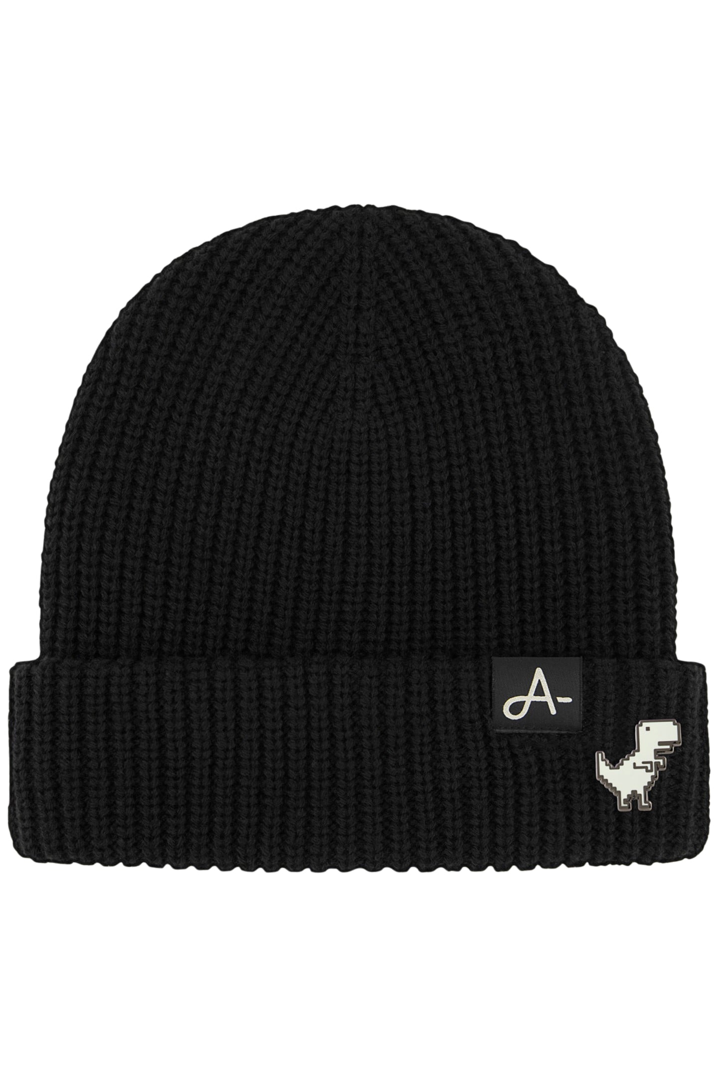 UNISEX BEANIE BLACK DINO A-DAM BLACK 1