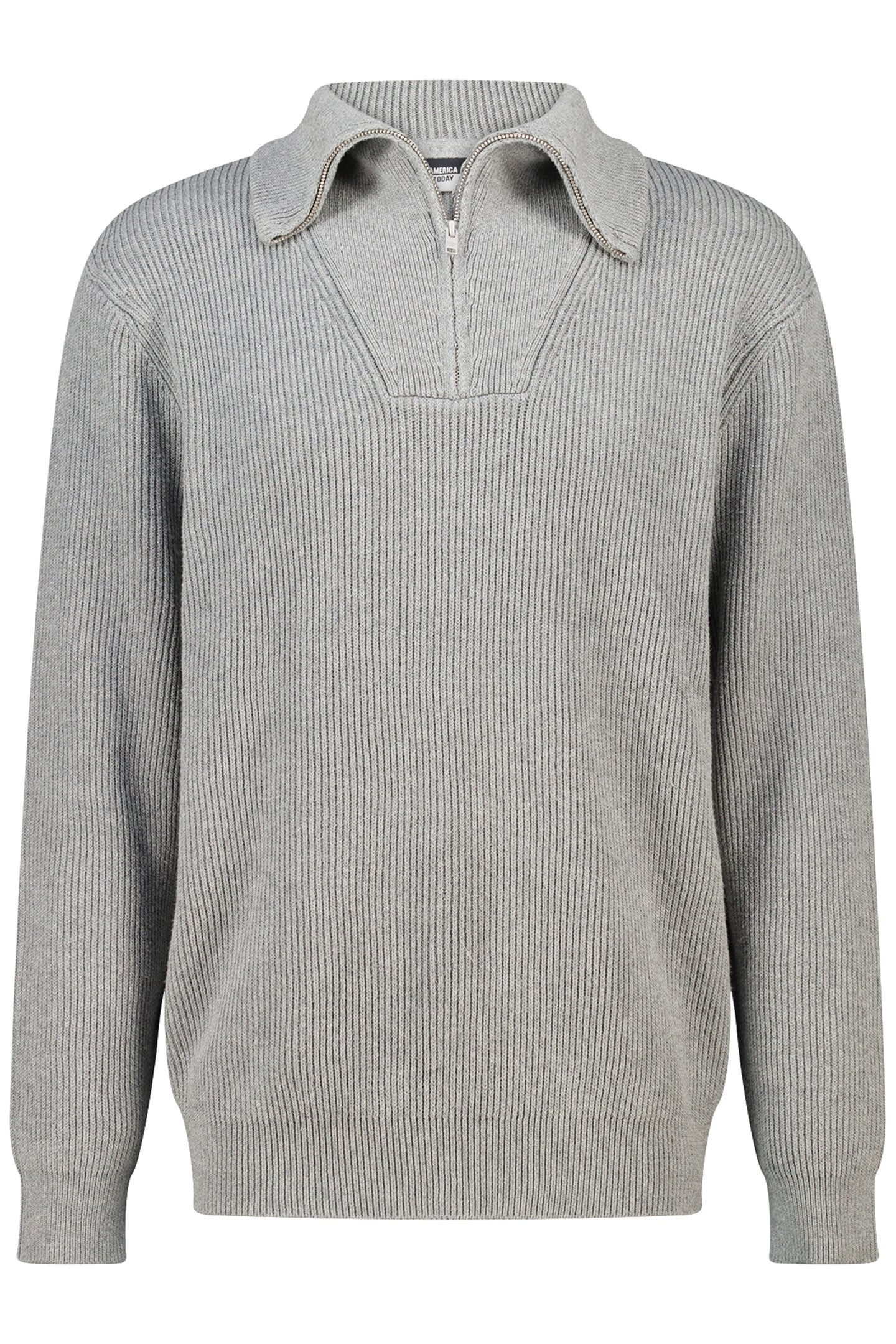 KENT HALFZIP DARK GREY MELANGE 3