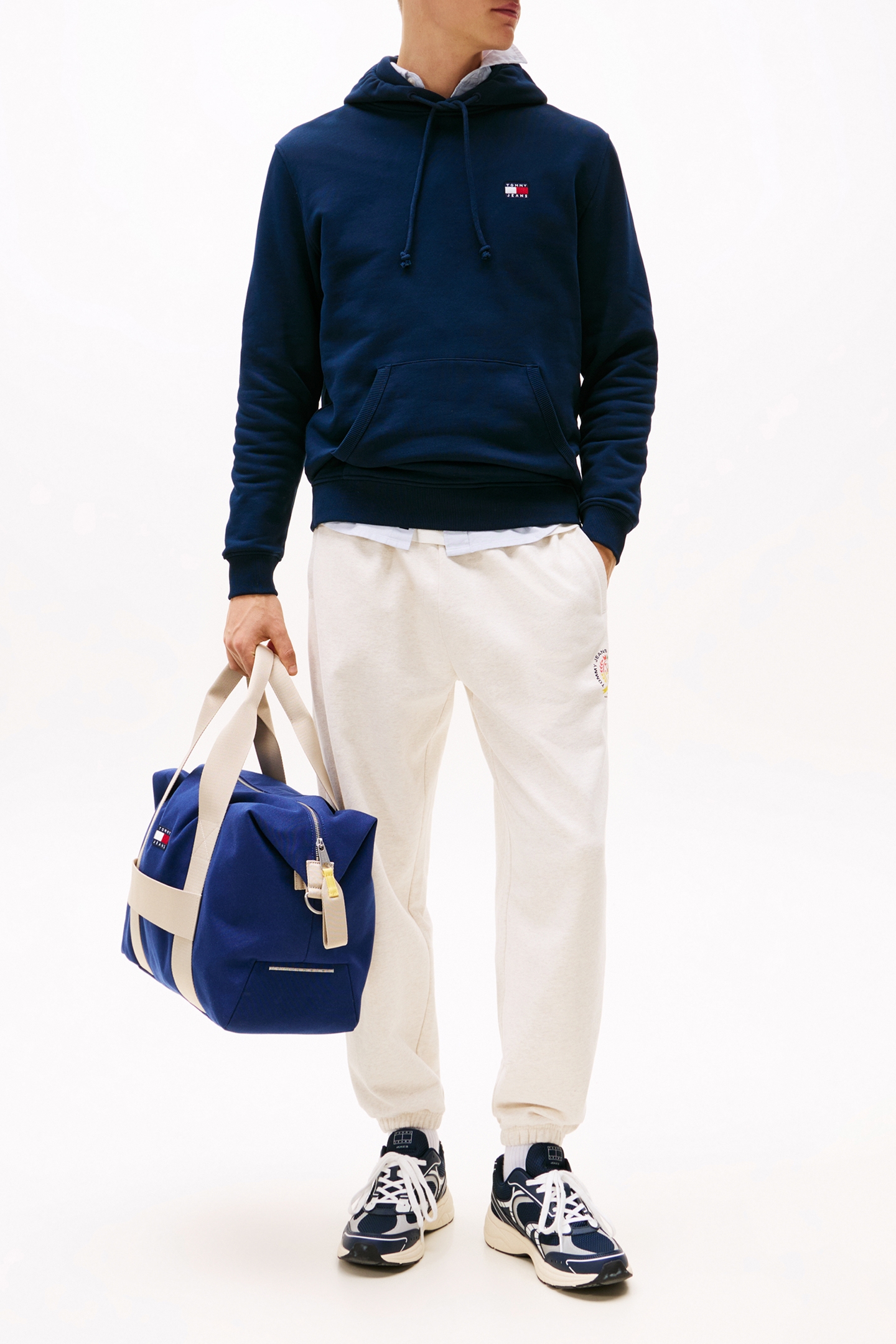 REGULAR BADGE HOODIE DARK NIGHT NAVY 2