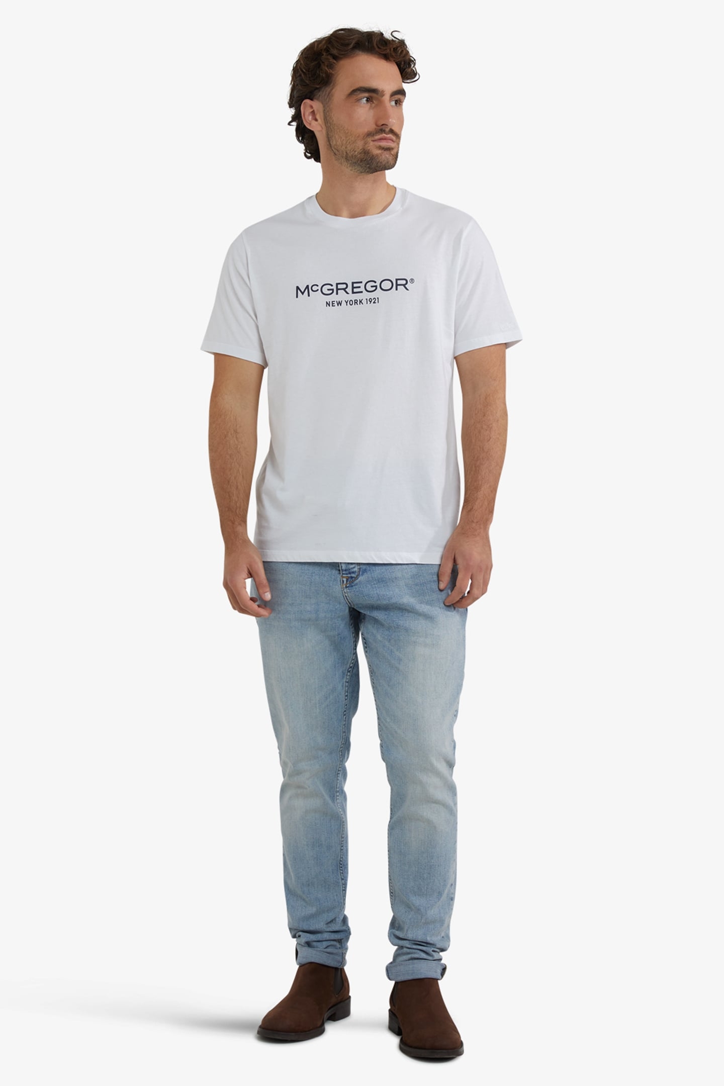 ESSENTIAL LOGO TEE WHITE 2