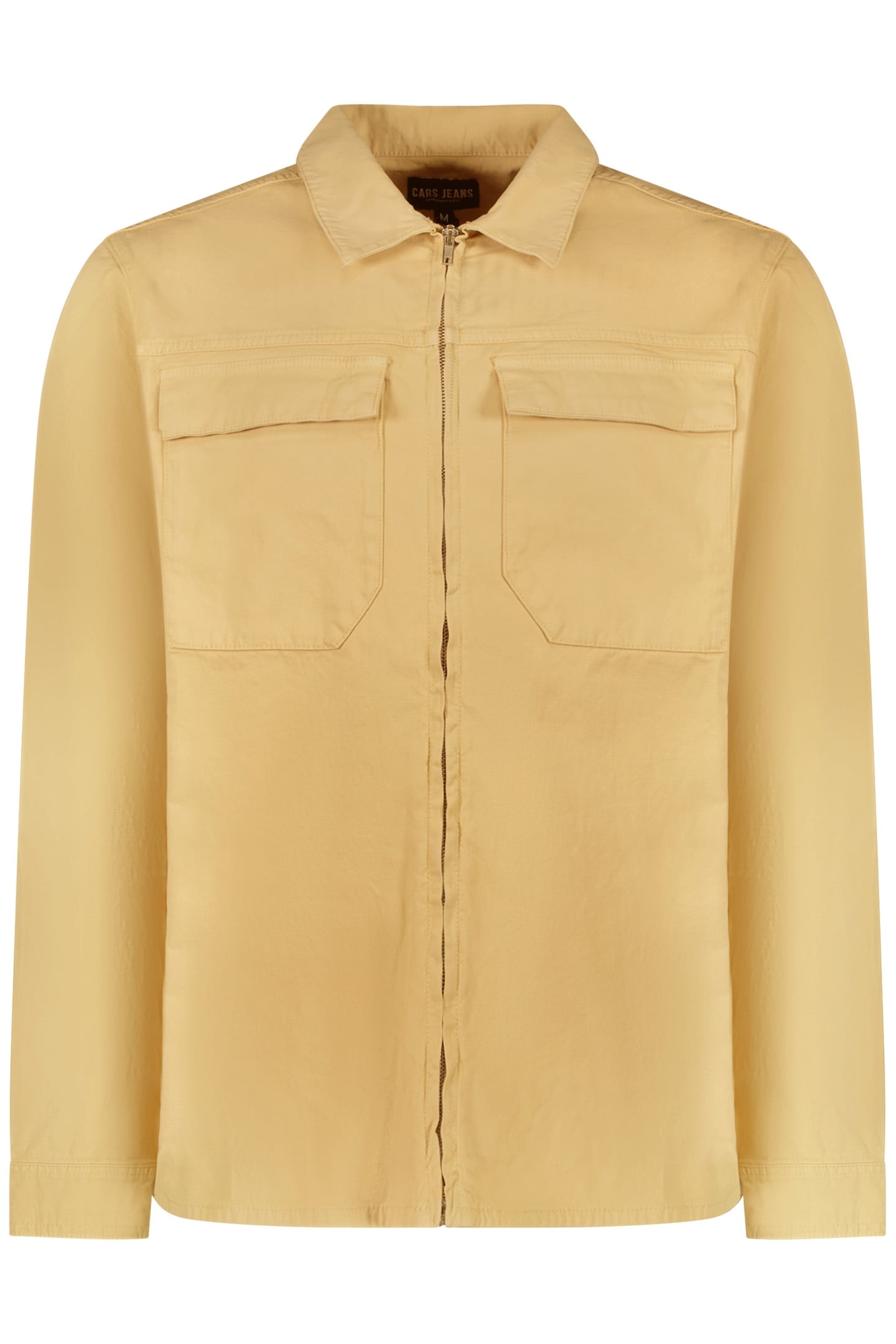 RONZO SHIRT ZIP TWILL GMD SAND 1