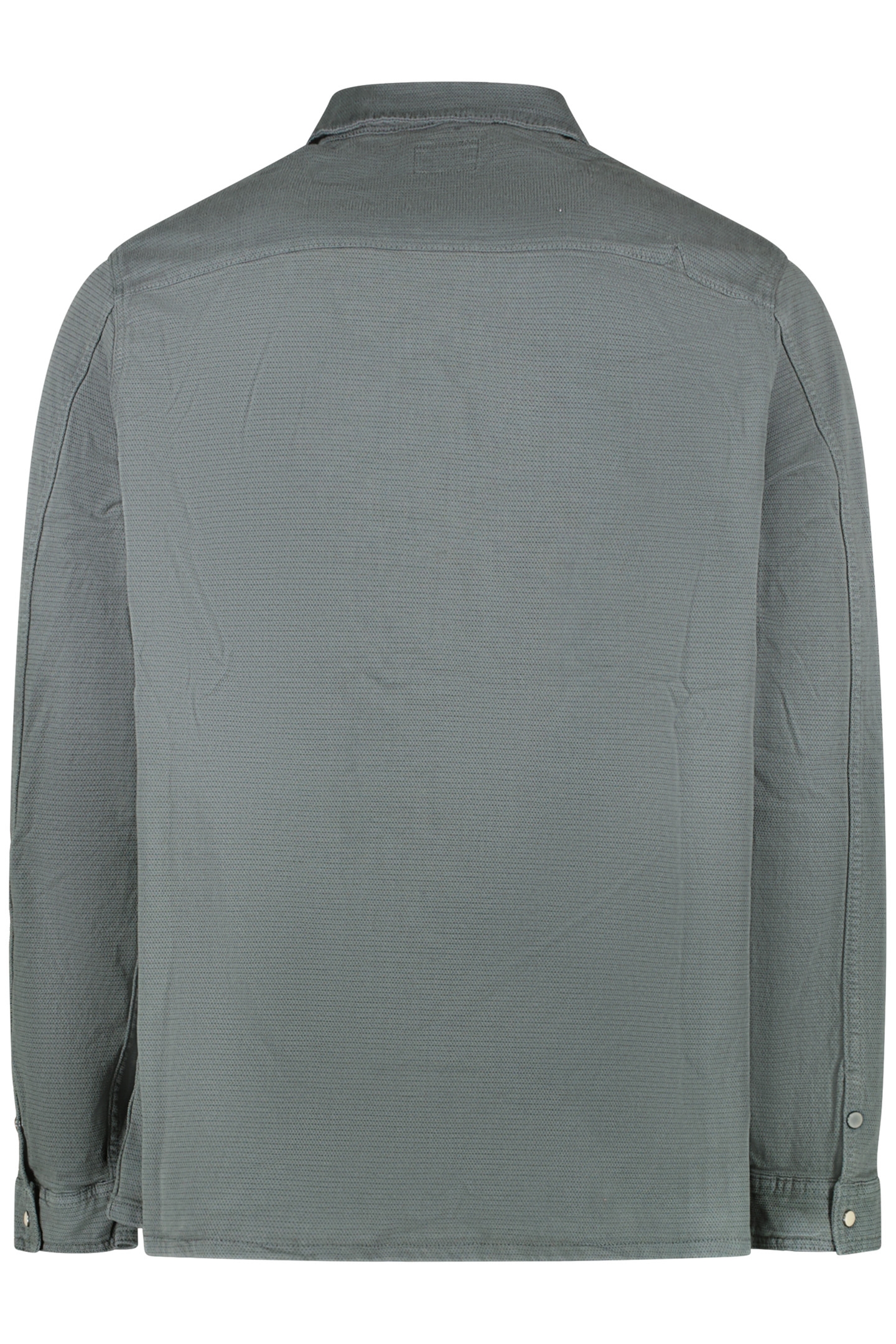 RONZO SHIRT ZIP TWILL GMD MOSS 2