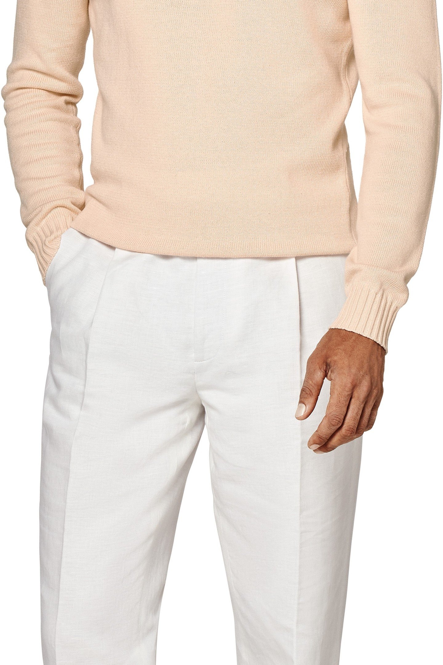 LS COTTON CREW PEACH LIGHT PINK 7