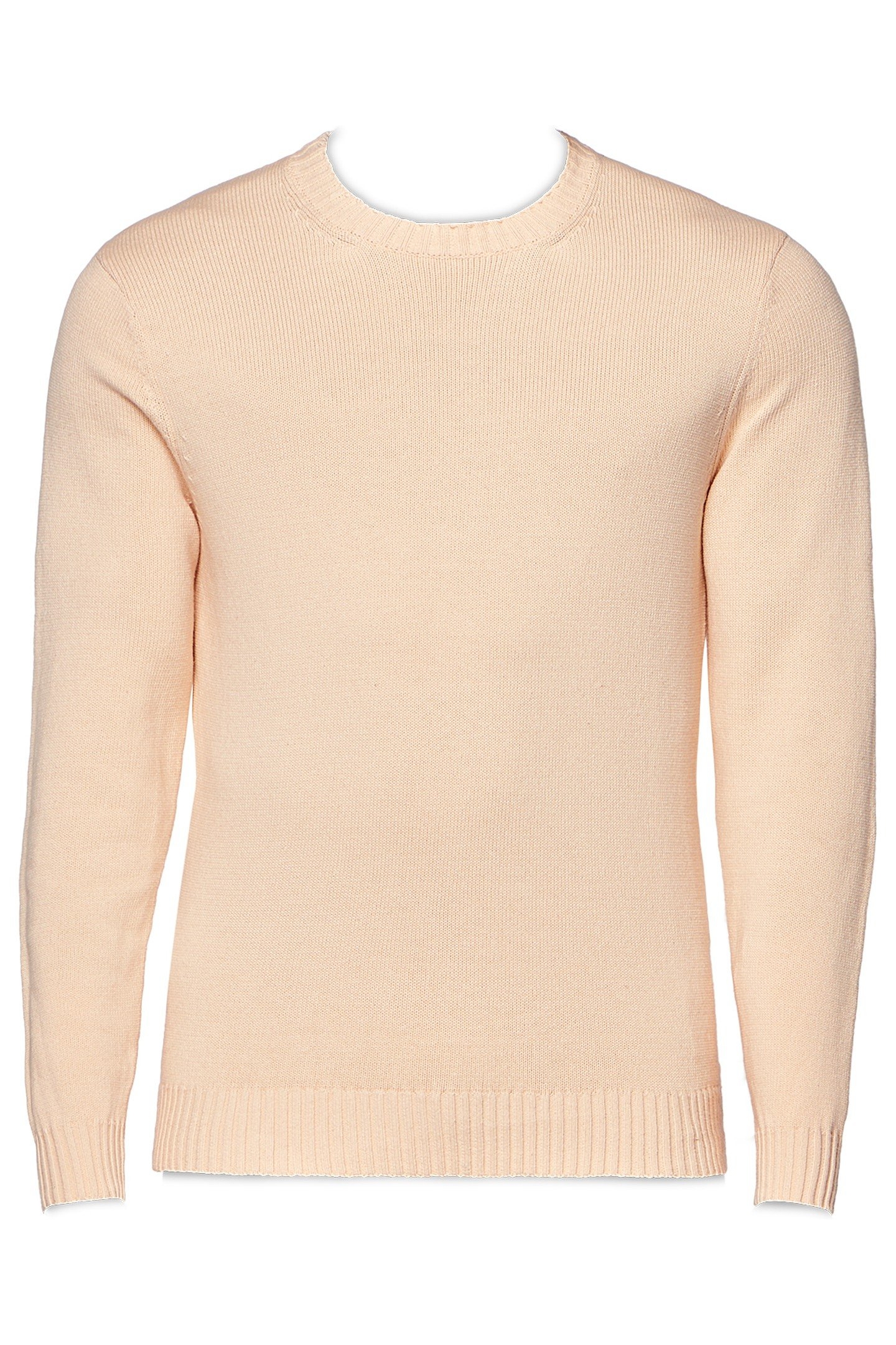 LS COTTON CREW PEACH LIGHT PINK 5