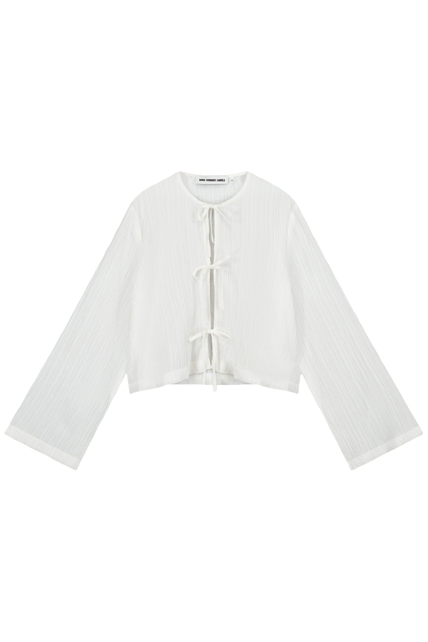 NOUS SOMMES LABELS – GEORGIE BLOUSE WHITE 1
