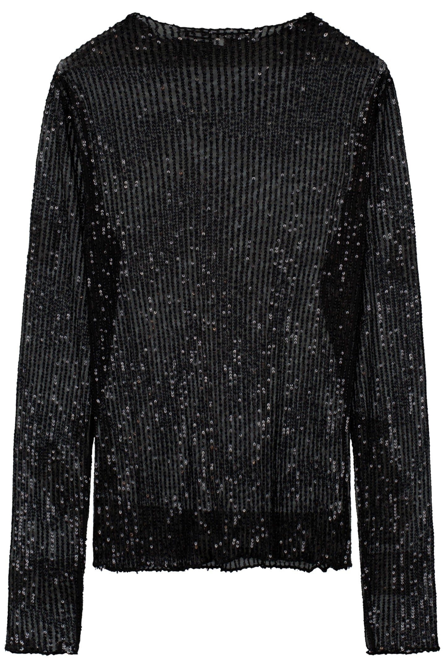NOUS SOMMES LABELS – JENNIE SEQUIN TOP BLACK 2