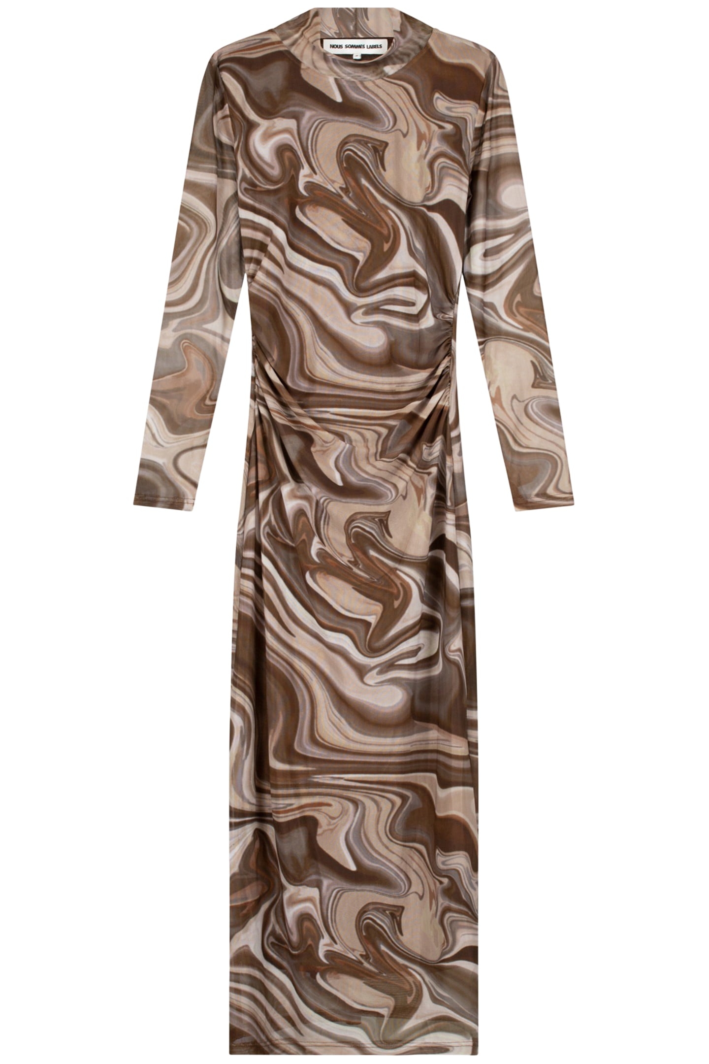 NOUS SOMMES LABELS – TIMMIE DRESS BROWN 1